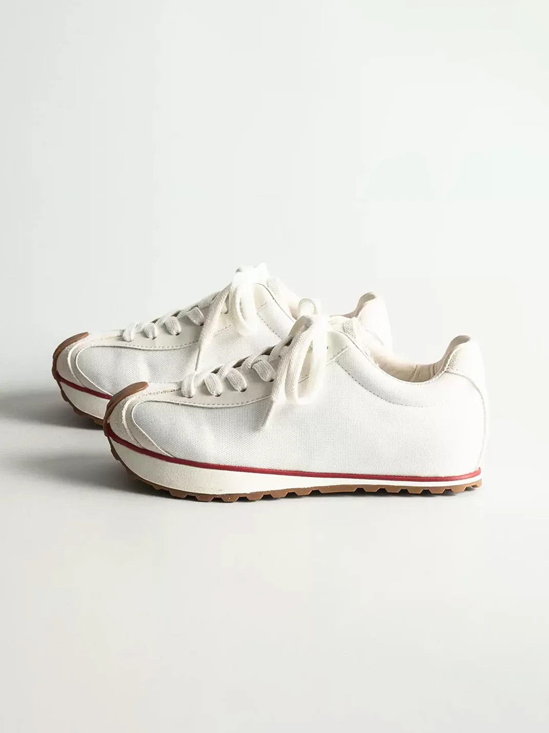 KAIMANLI | Leather Retro Colorblock Height-Increasing Sneakers