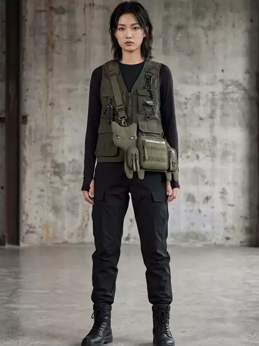 JARNO | Lightweight Tactical Cat Crossbody Bag - 3