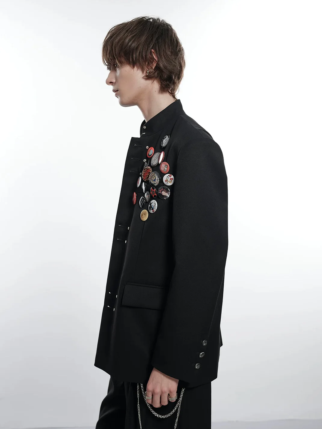FACEONLAB | Longline Zhongshan Uniform Jacket