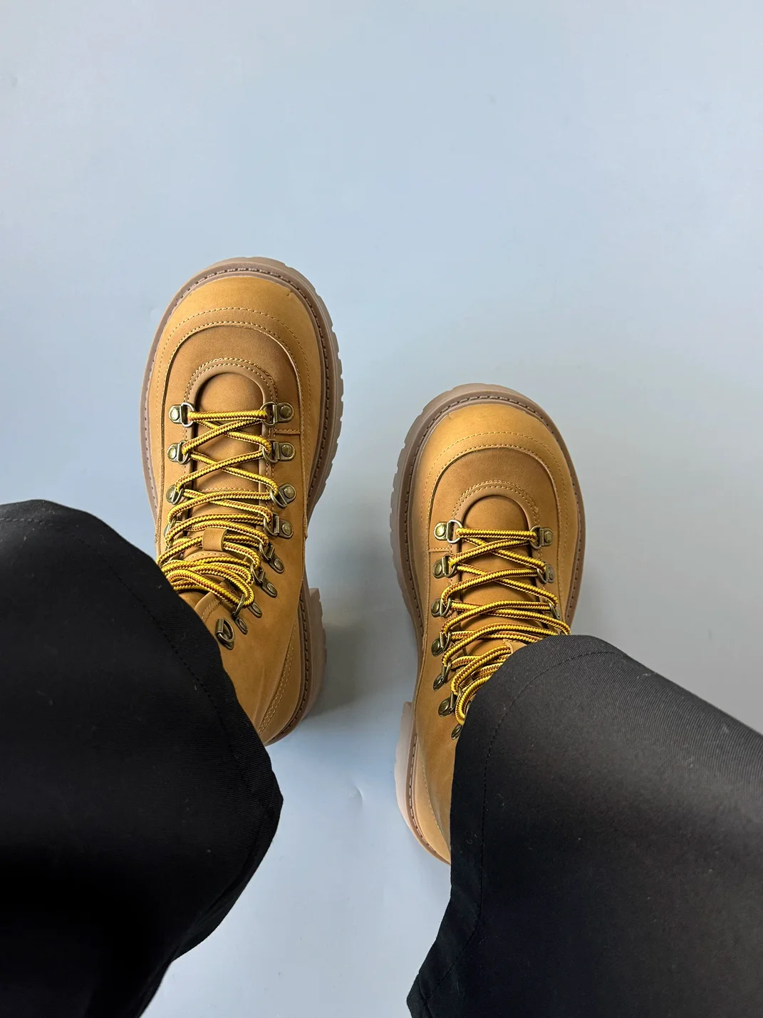 RCAD | Lace-Up Thick-Sole Motorcycle Boots