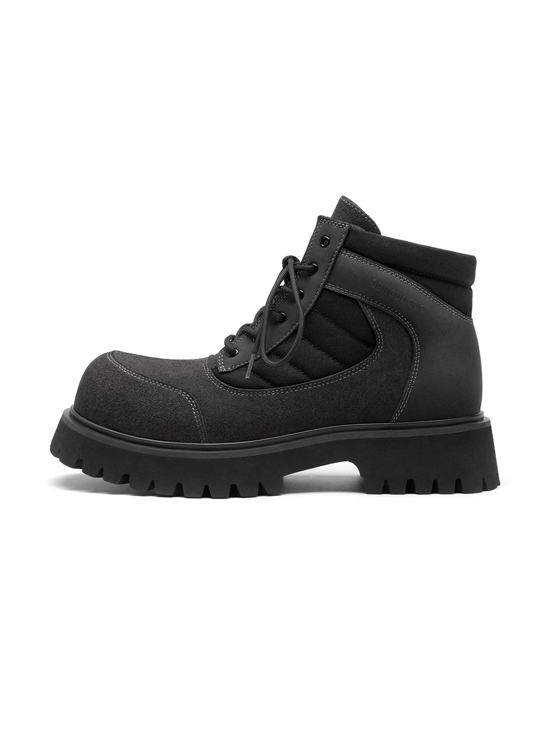 SENGUOGUO | Thick Sole Workwear Ankle Boots