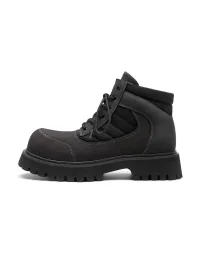 SENGUOGUO | Thick Sole Workwear Ankle Boots