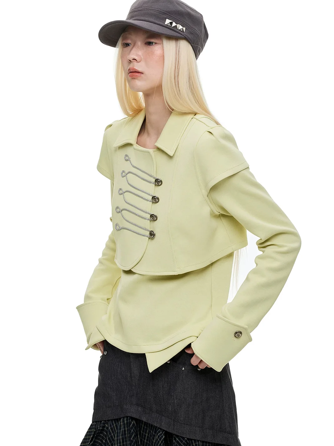 JIKOO | Napoleonic And Long Sleeve Top