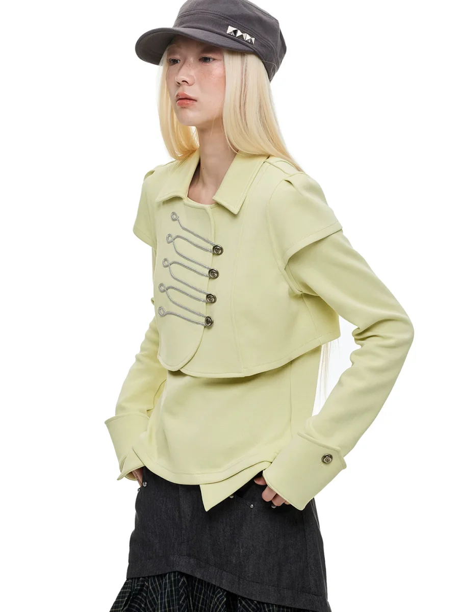 JIKOO | Napoleonic And Long Sleeve Top - 2
