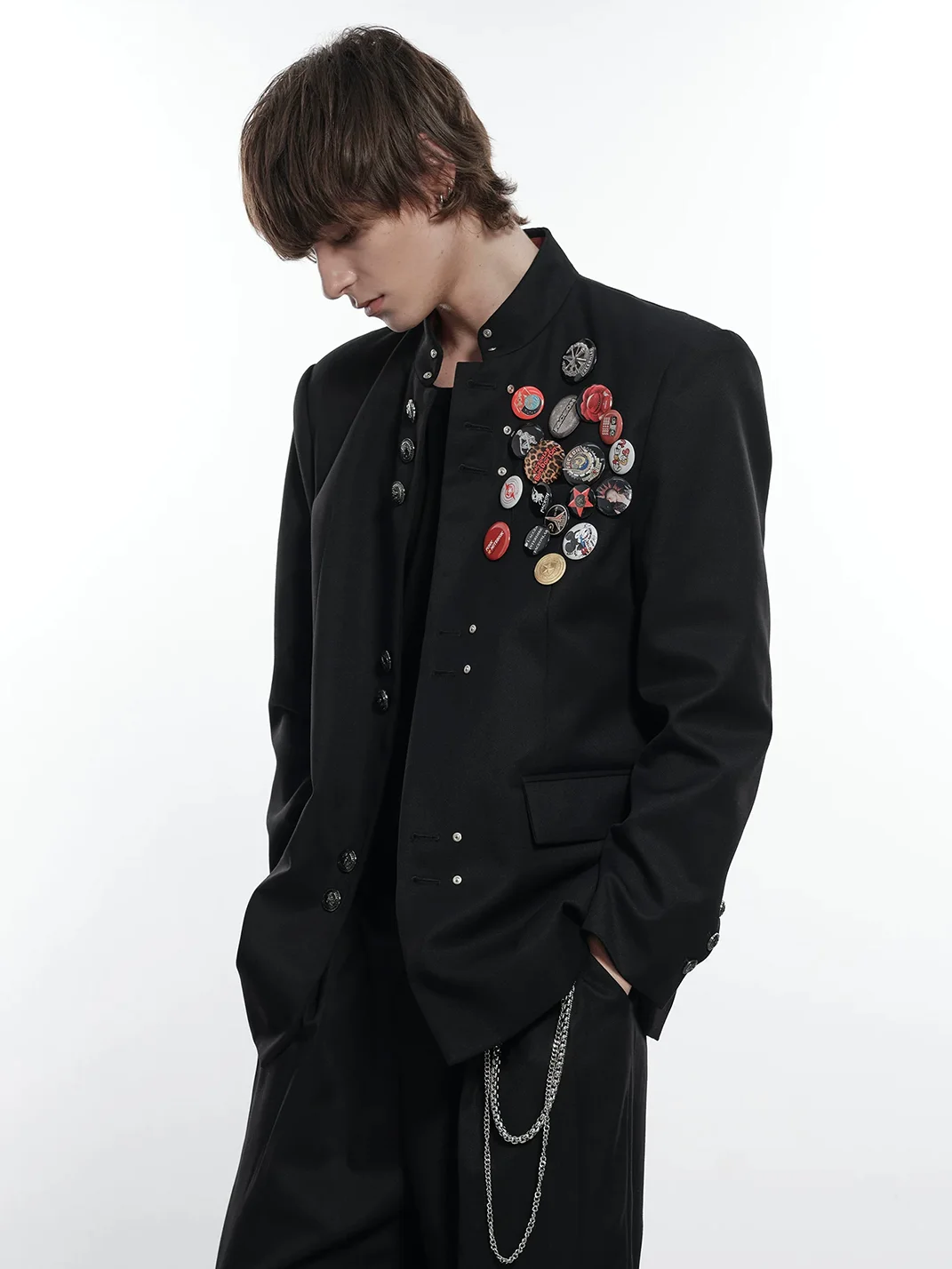 FACEONLAB | Longline Zhongshan Uniform Jacket
