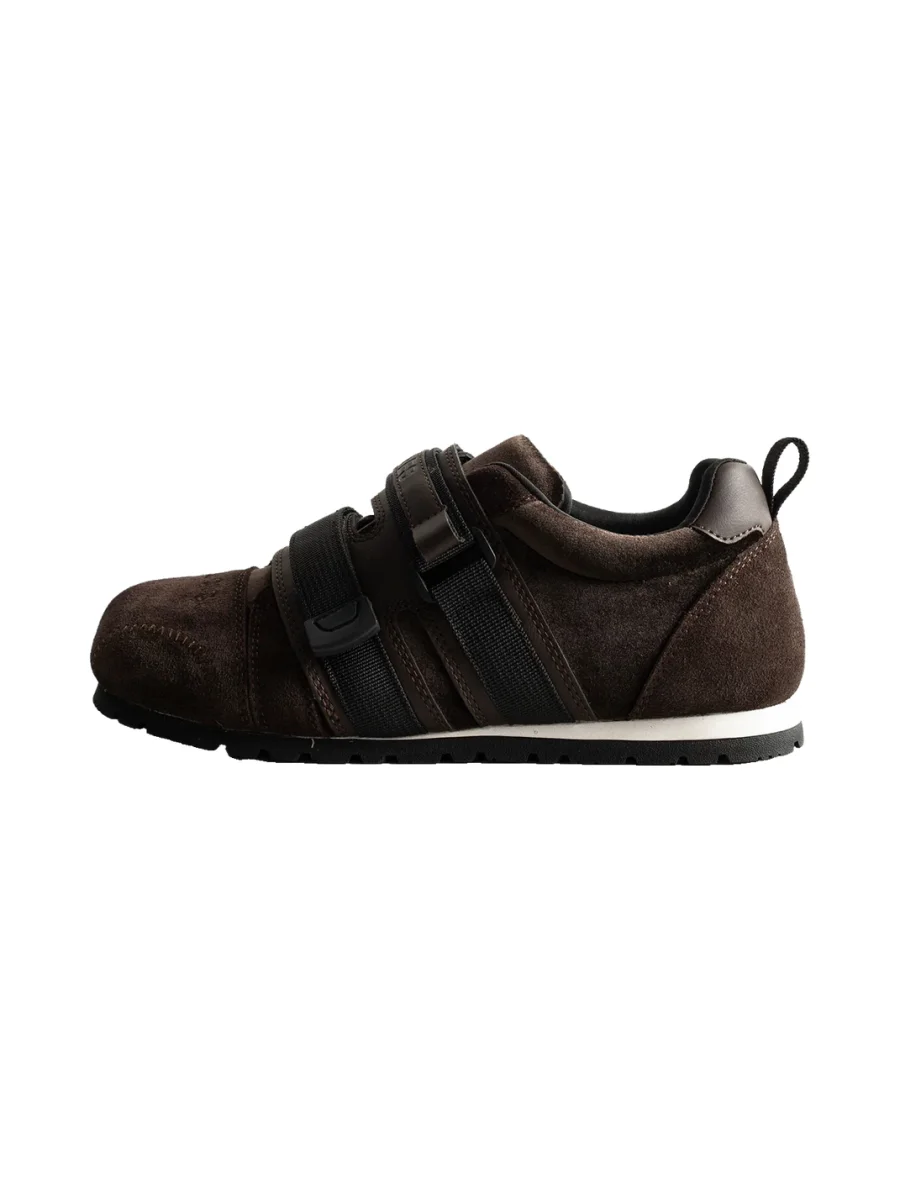 KAIMANLI | Retro Colorblock Hook-and-Loop Platform Sneakers - 3