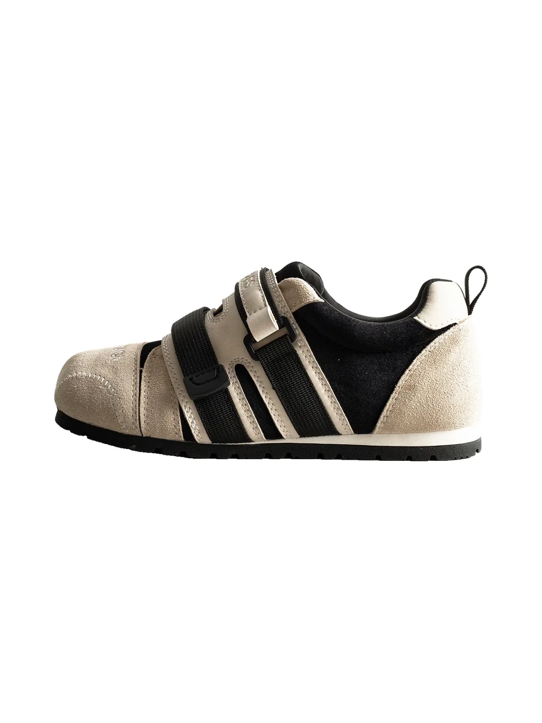 KAIMANLI | Retro Colorblock Hook-and-Loop Platform Sneakers