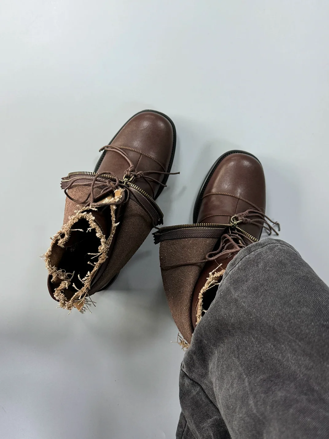 RCAD | High-Top Thick-Sole Motorcycle Boots