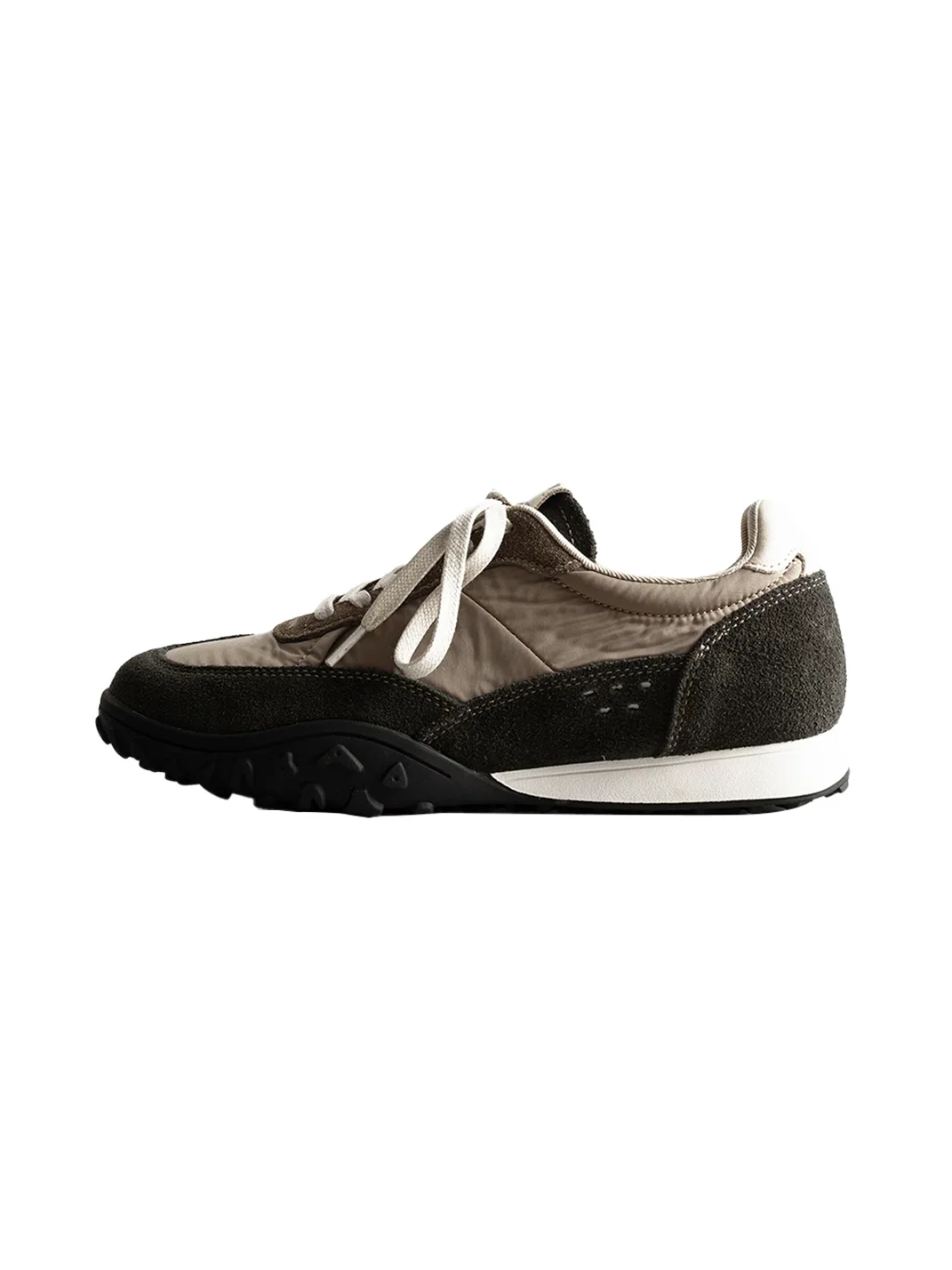 KAIMANLI | Retro Leather Panel Sneakers