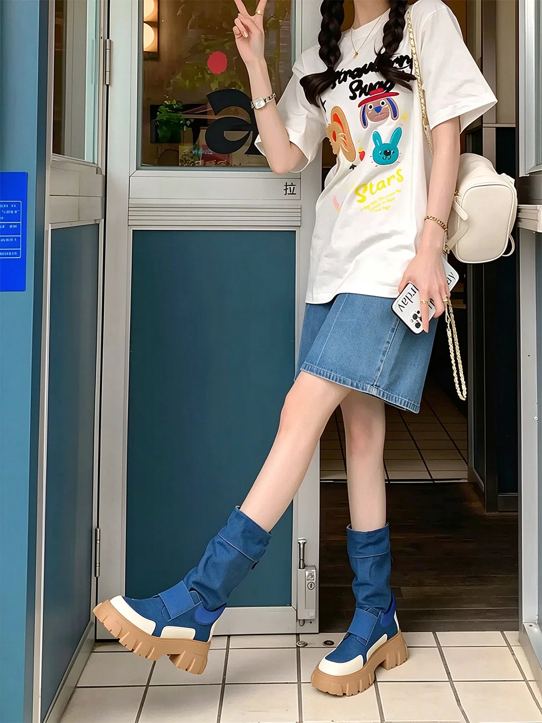 Angel | Drawstring Slim-Fit Combat Ankle Boots