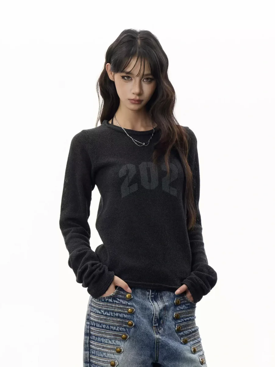 ONLPP | Number Print Slim Fit Long-Sleeve T-Shirt - 2