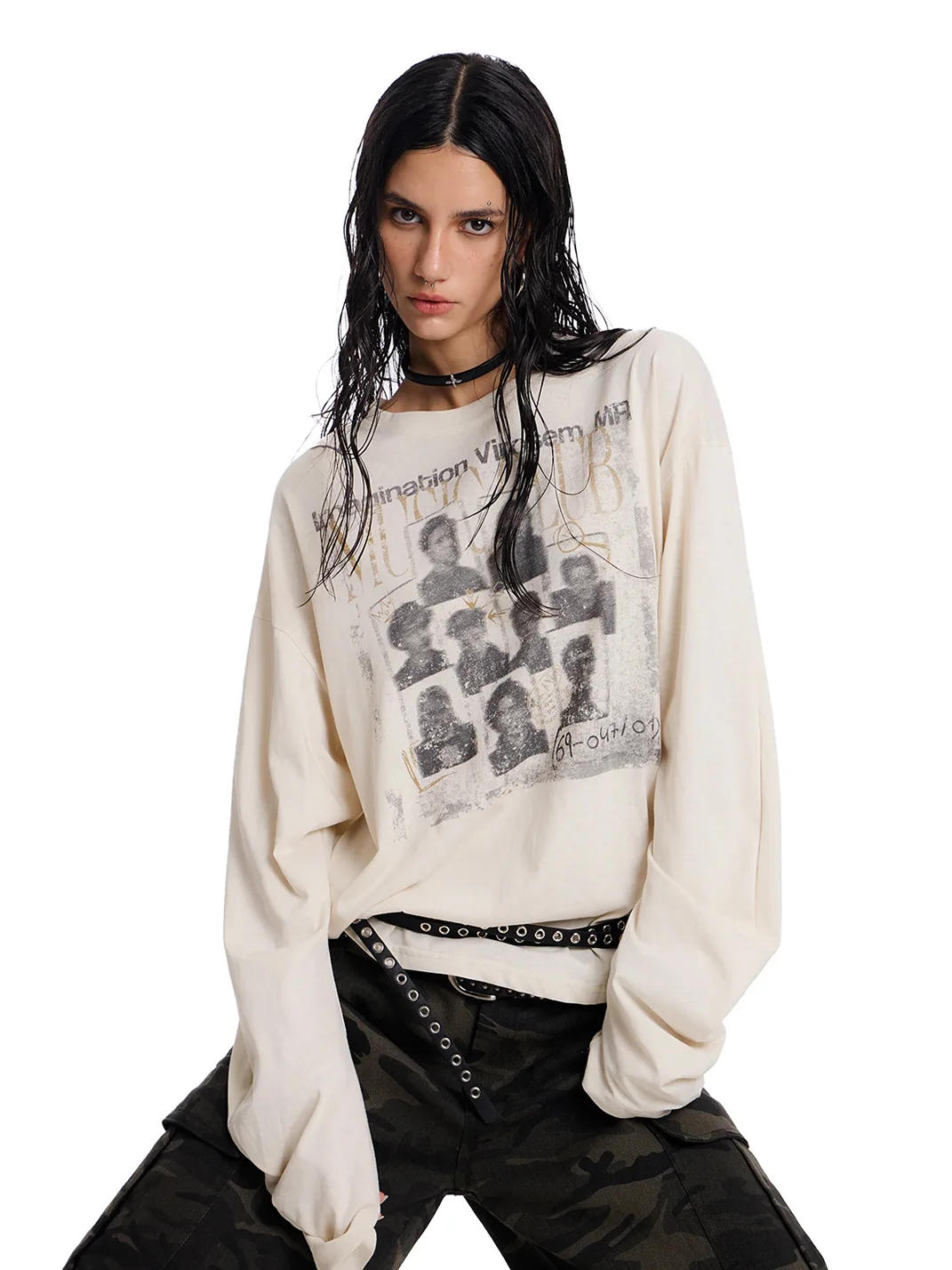 0123 Start | Oversized Long Sleeve T-Shirt