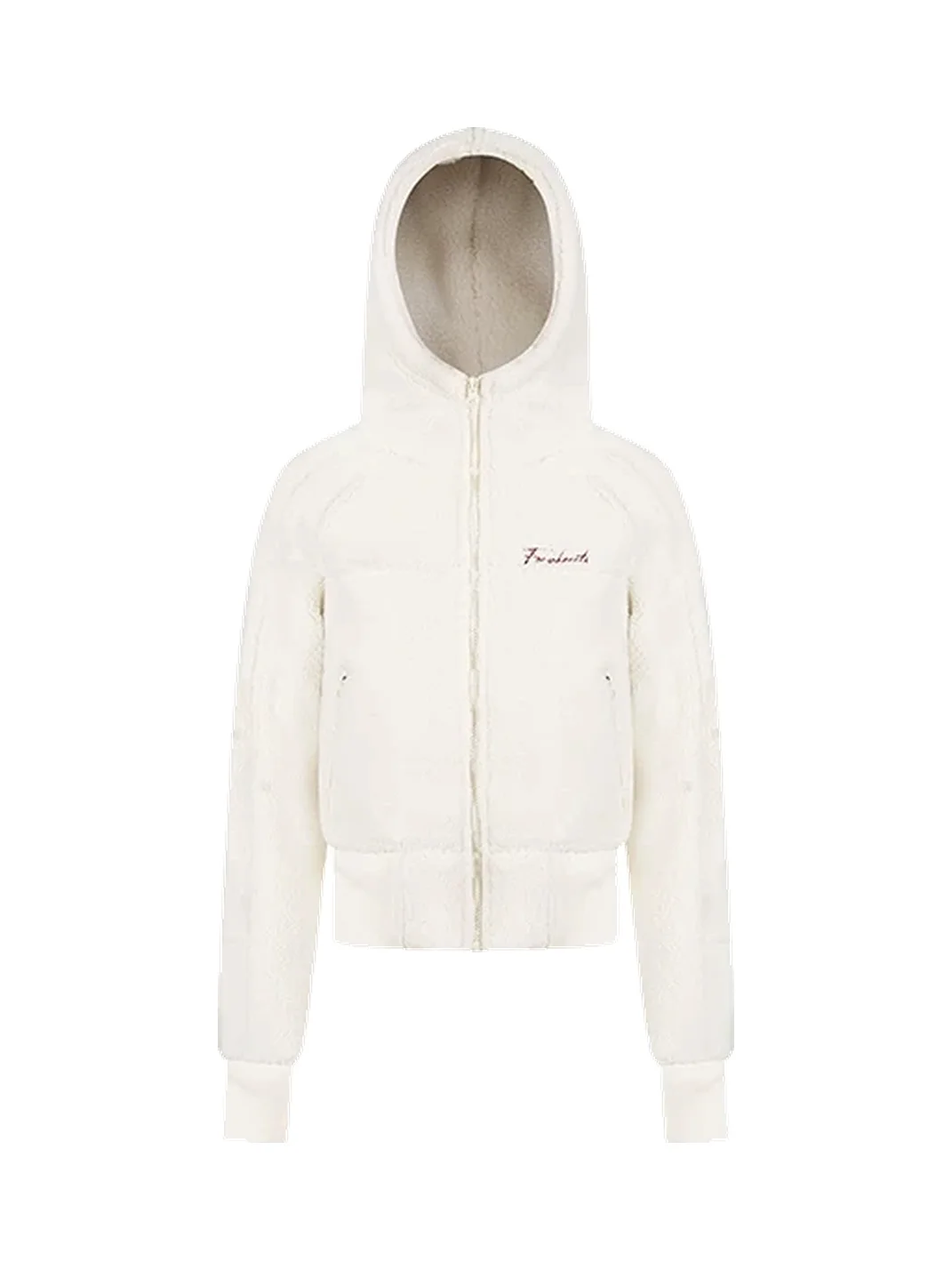 0123 Start | Relaxed Cropped Hooded Fleece Jacket