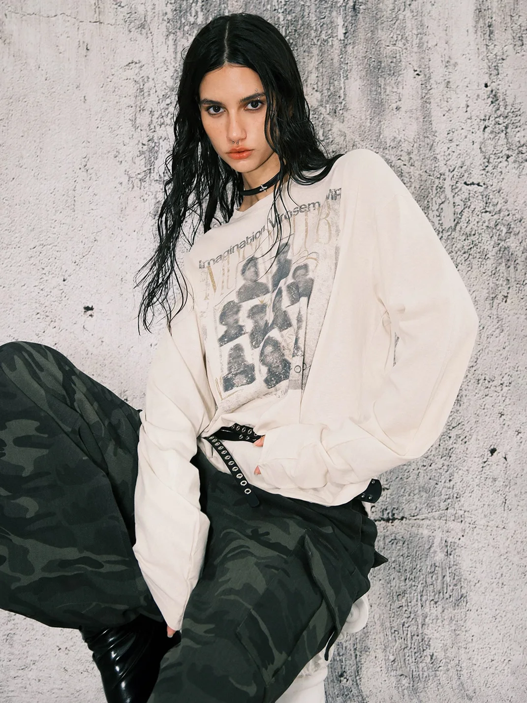 0123 Start | Oversized Long Sleeve T-Shirt