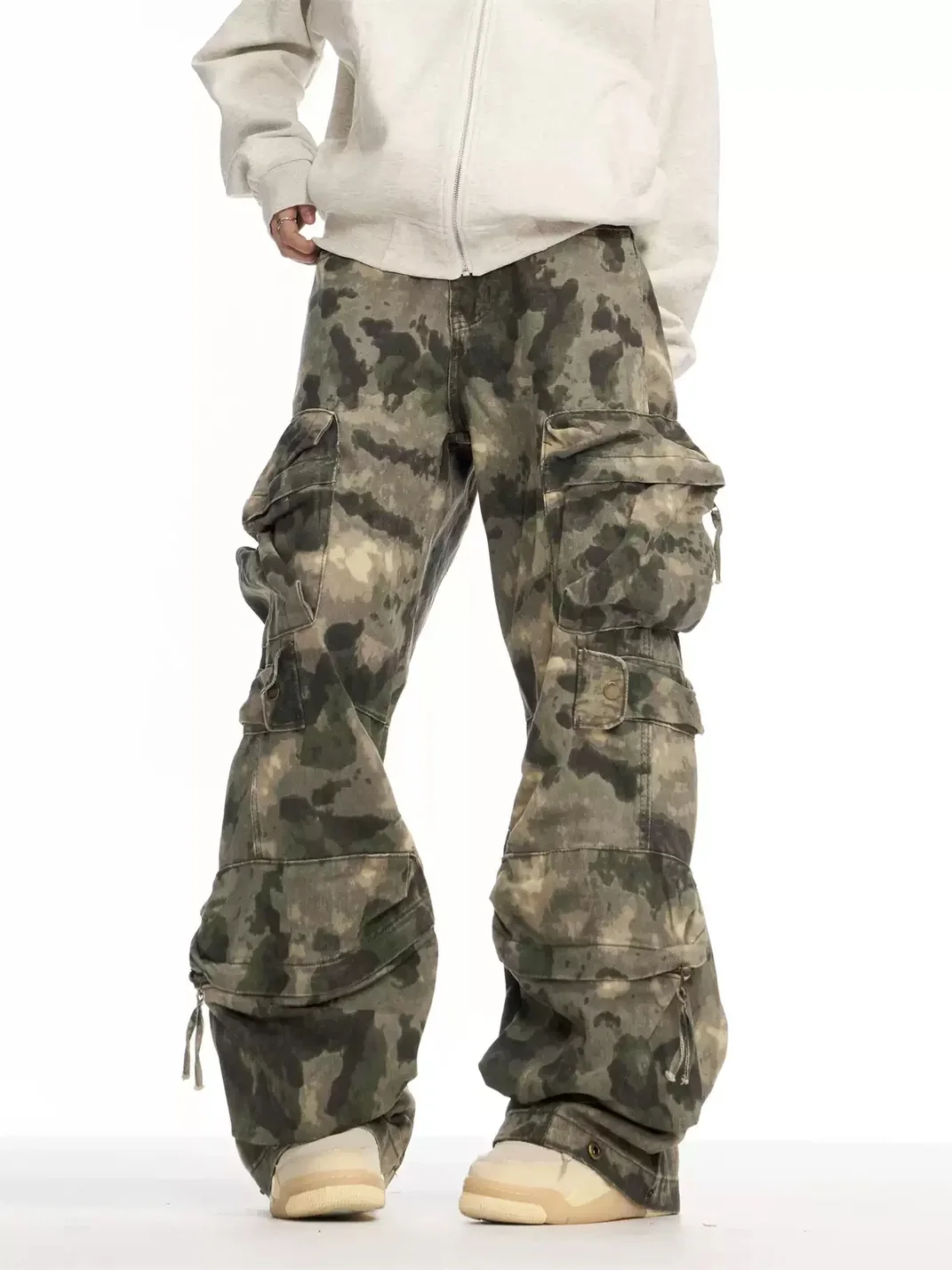 ONLPP | Loose Wide-Leg Camouflage Cargo Pants