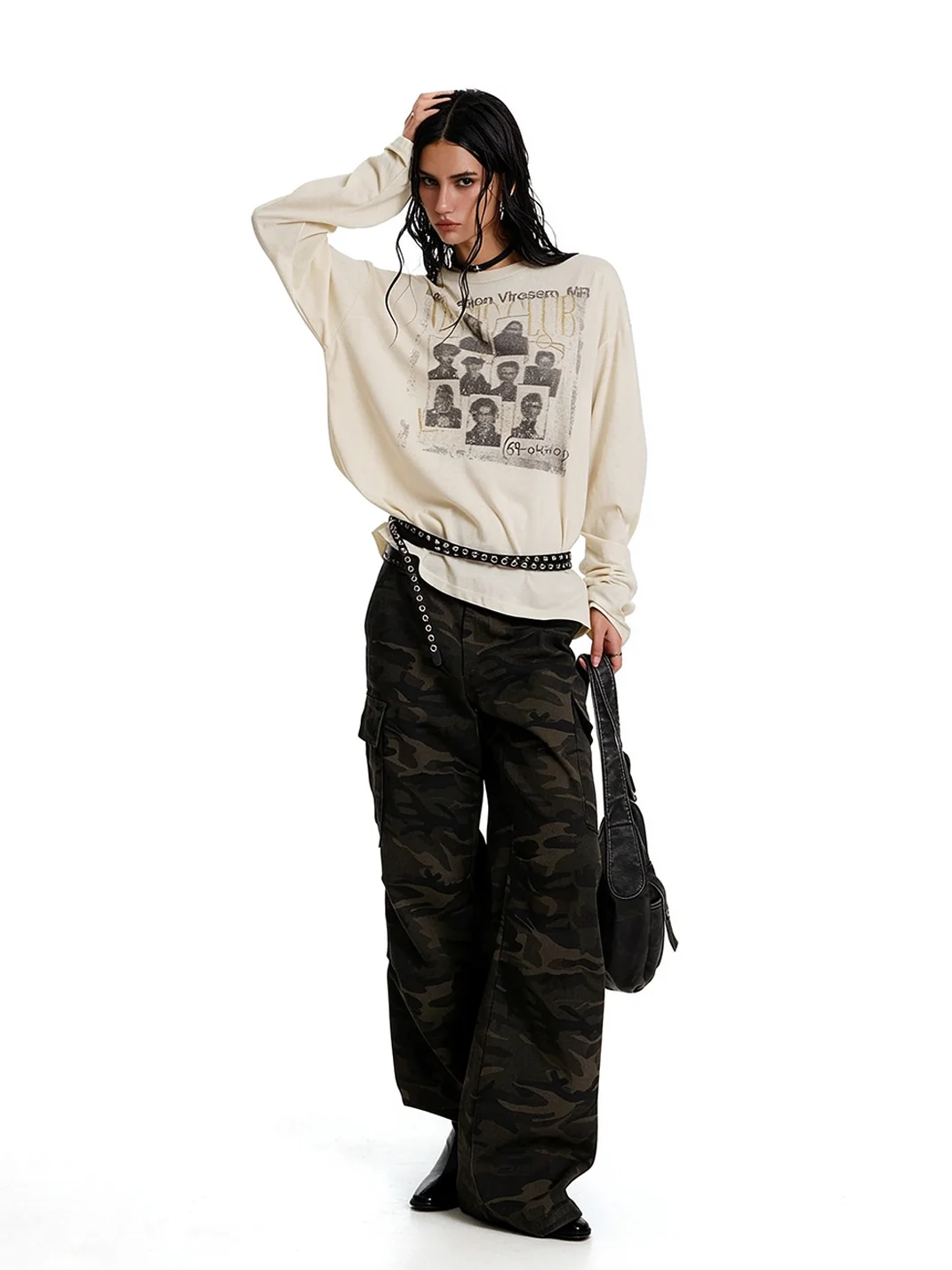 0123 Start | Oversized Long Sleeve T-Shirt