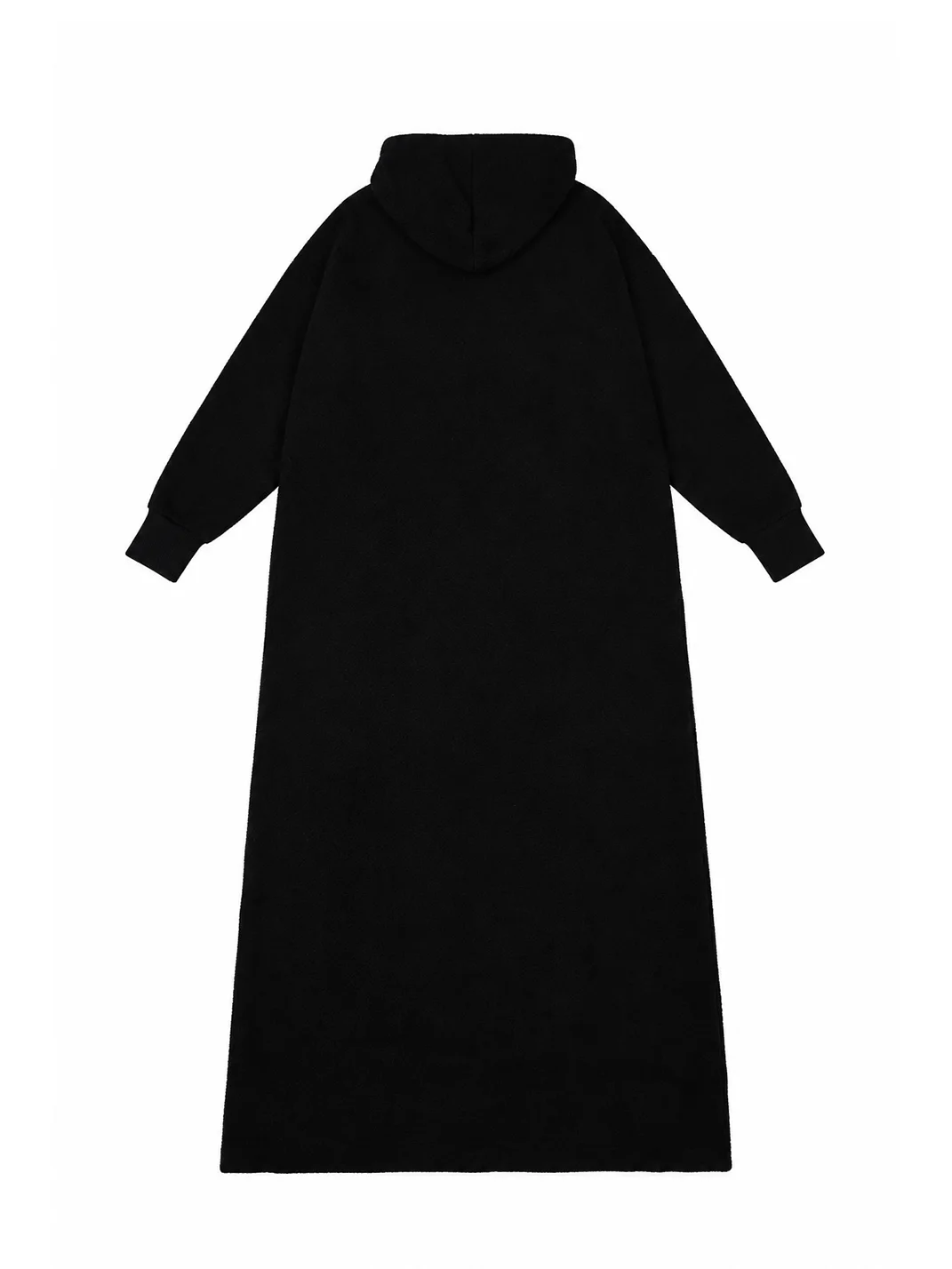 JIKOO | Hooded Knit Long Robe Dress