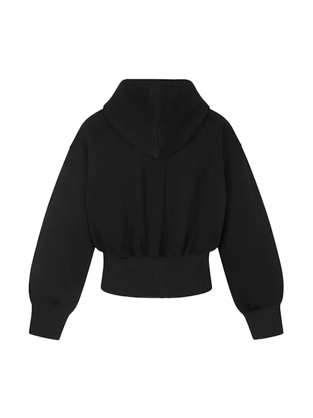 0123 Start | Studded Letter Cropped Zip-Up Hoodie