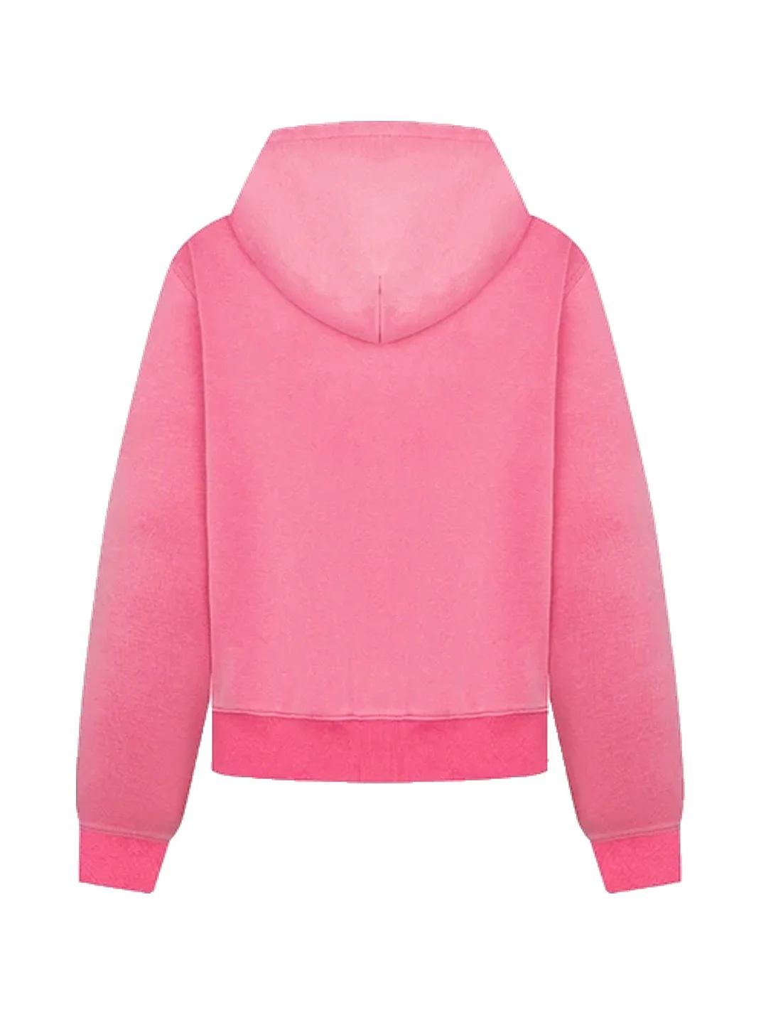 0123 Start | Washed Cropped Hooded Double-Breasted Slim-Fit Jacket