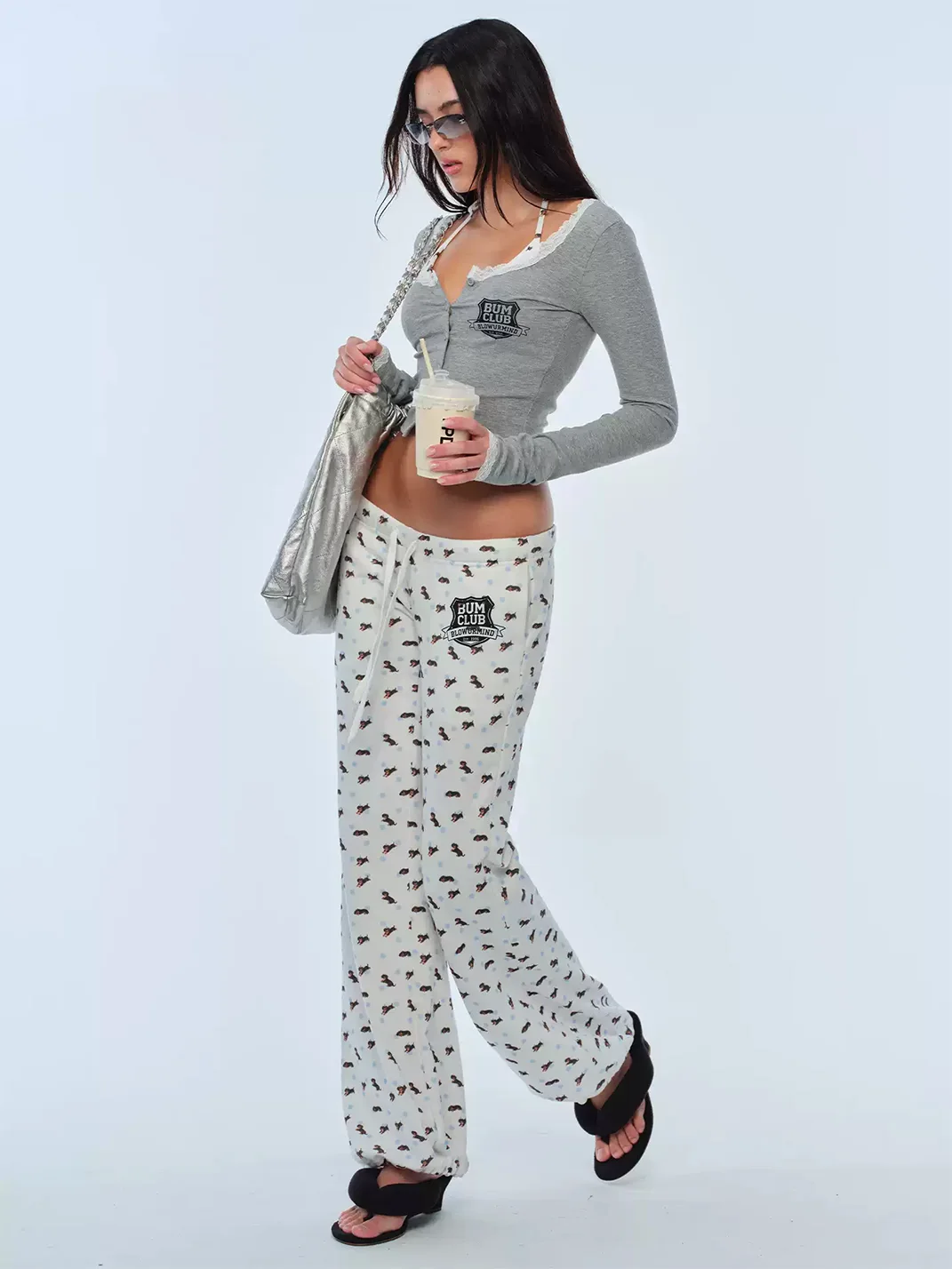 BUM STUDIO | Dachshund Print Pants And Bikini