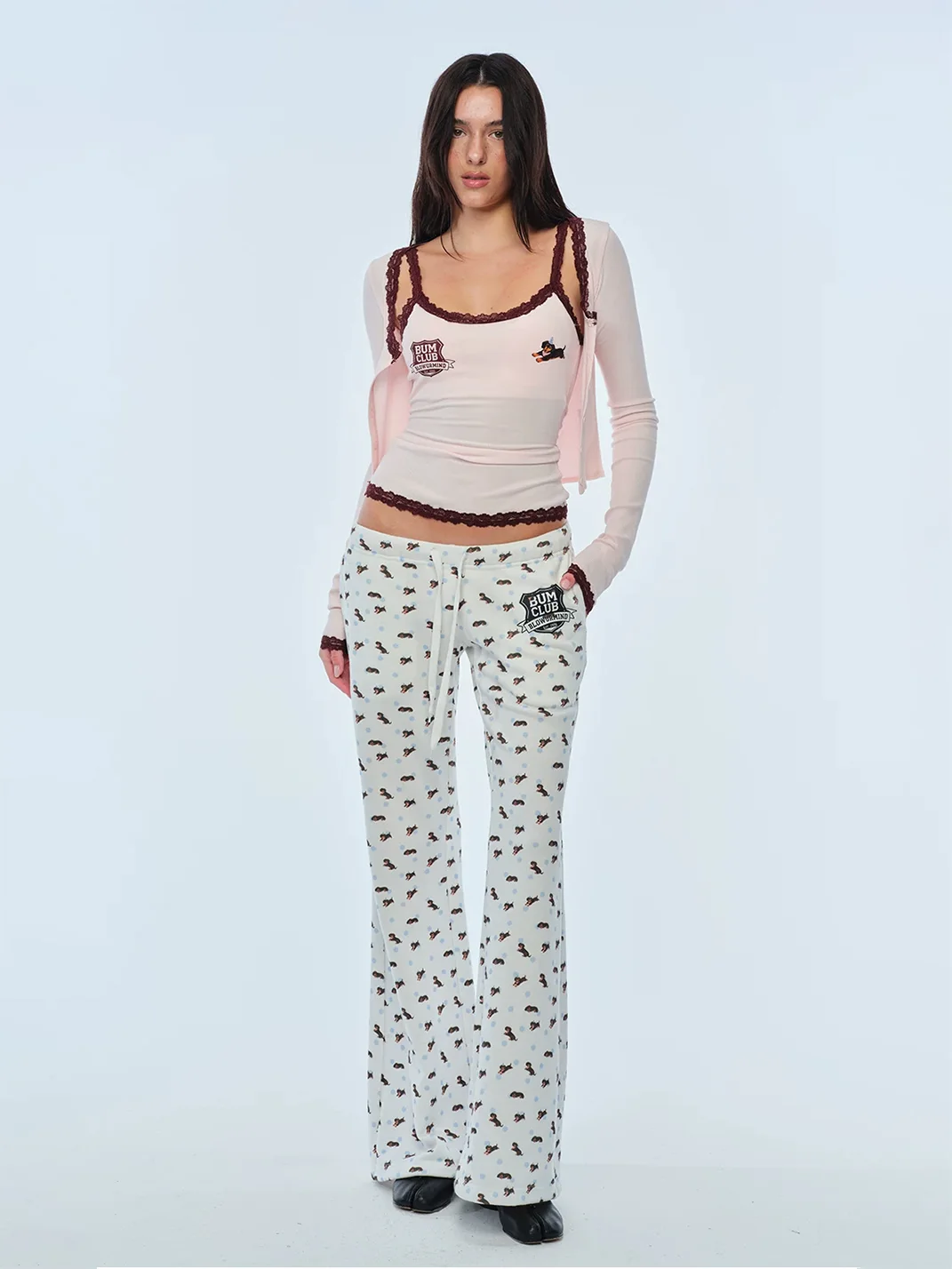 BUM STUDIO | Dachshund Print Pants And Bikini