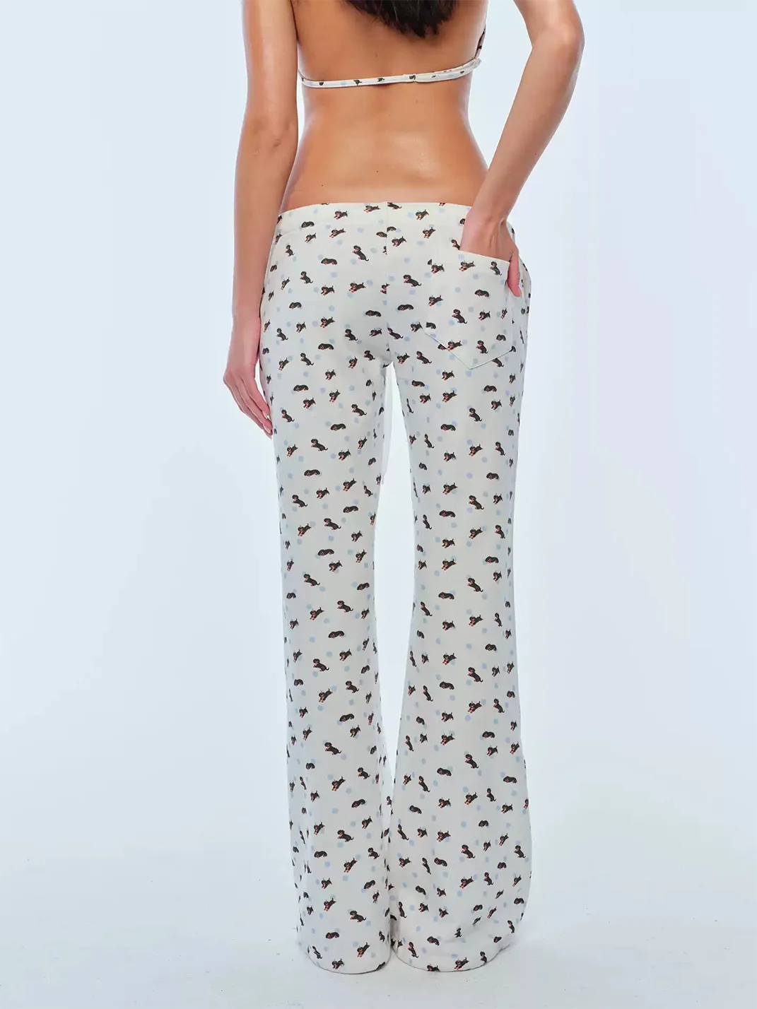 BUM STUDIO | Dachshund Print Pants And Bikini