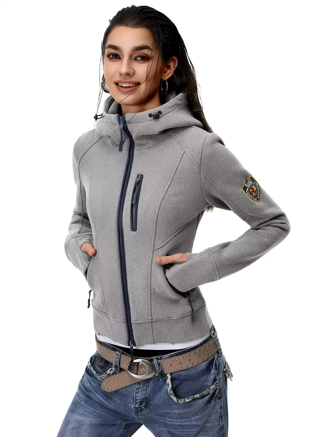 0123 Start | Slim Fit Hooded Jacket