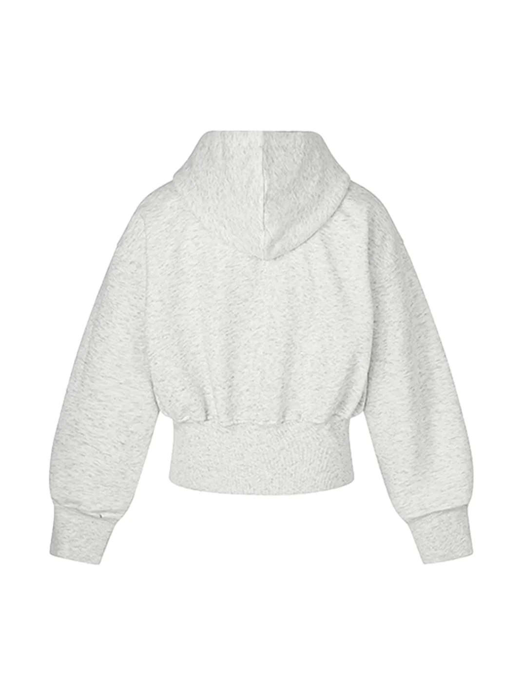 0123 Start | Studded Letter Cropped Zip-Up Hoodie