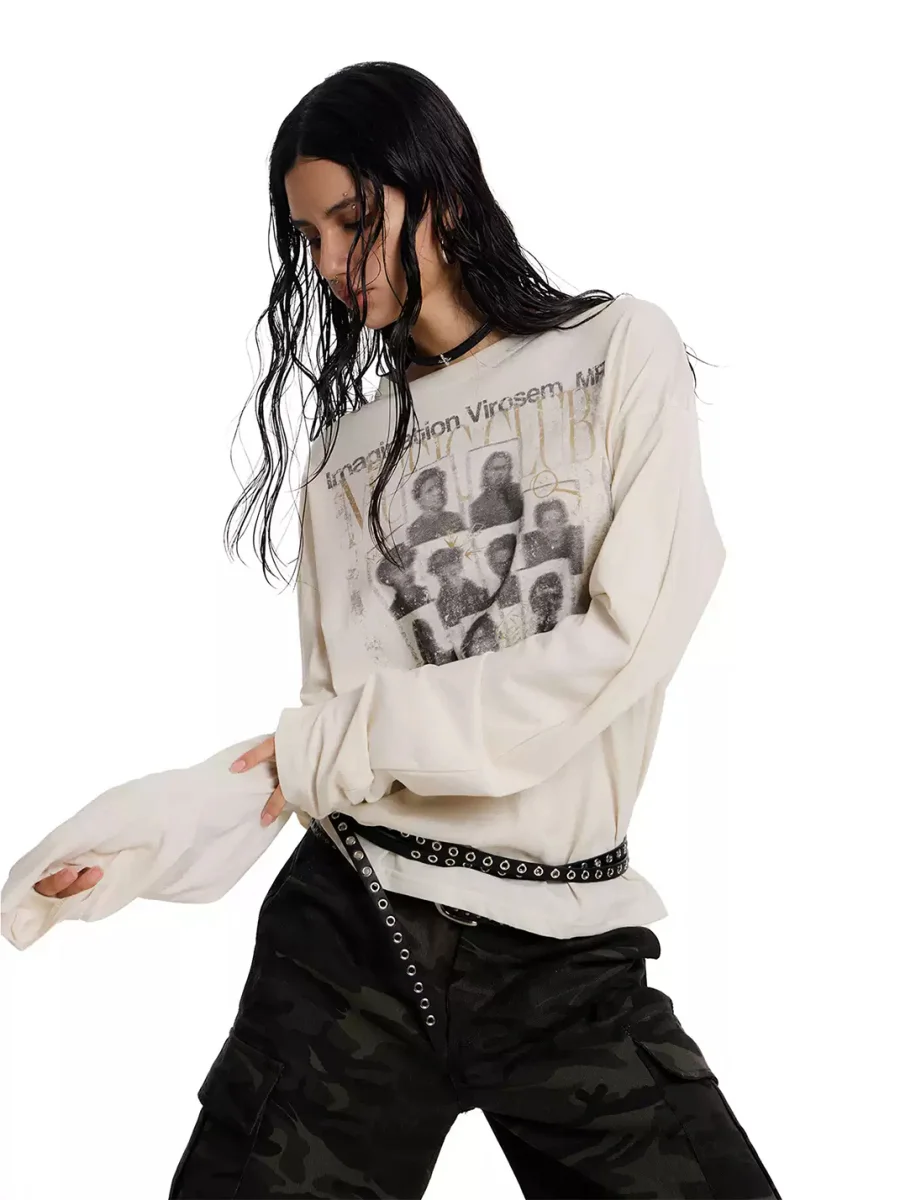 0123 Start | Oversized Long Sleeve T-Shirt - 2