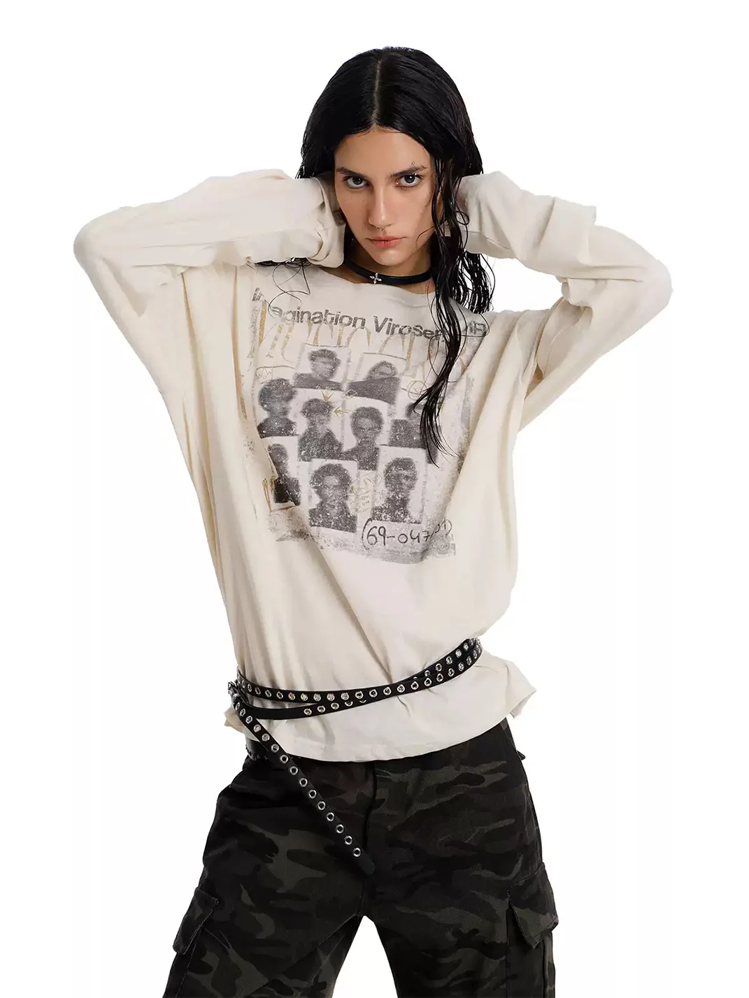 0123 Start | Oversized Long Sleeve T-Shirt