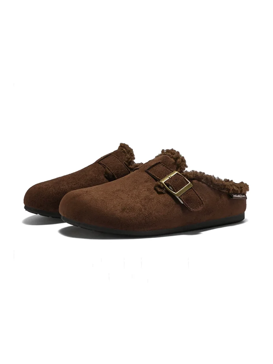 HSHDTMMXLQYD | Plush-Lined Closed-Toe Slip-On Slippers - 2