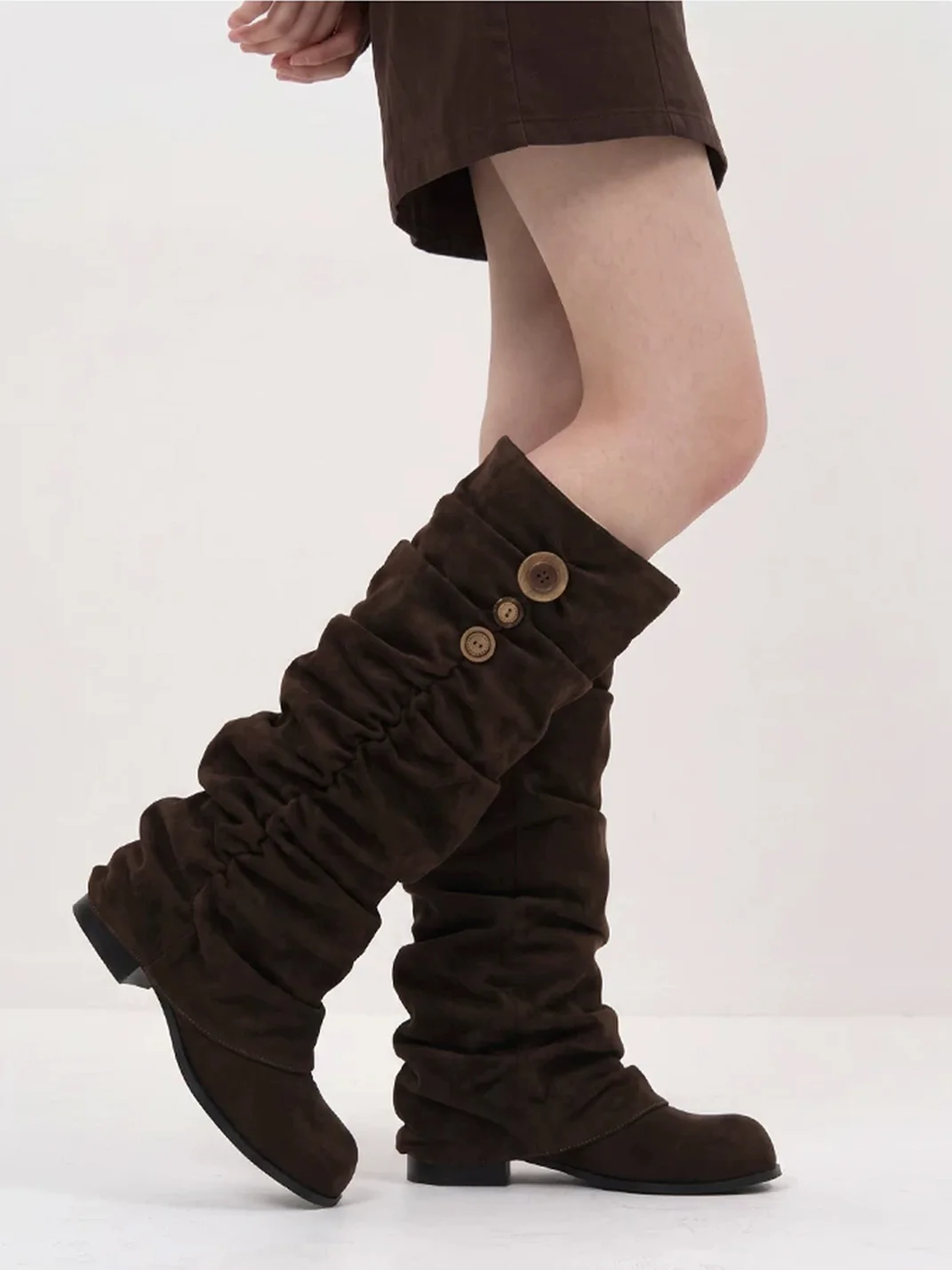 Mule Donkey | Slouchy Tall Riding Boots
