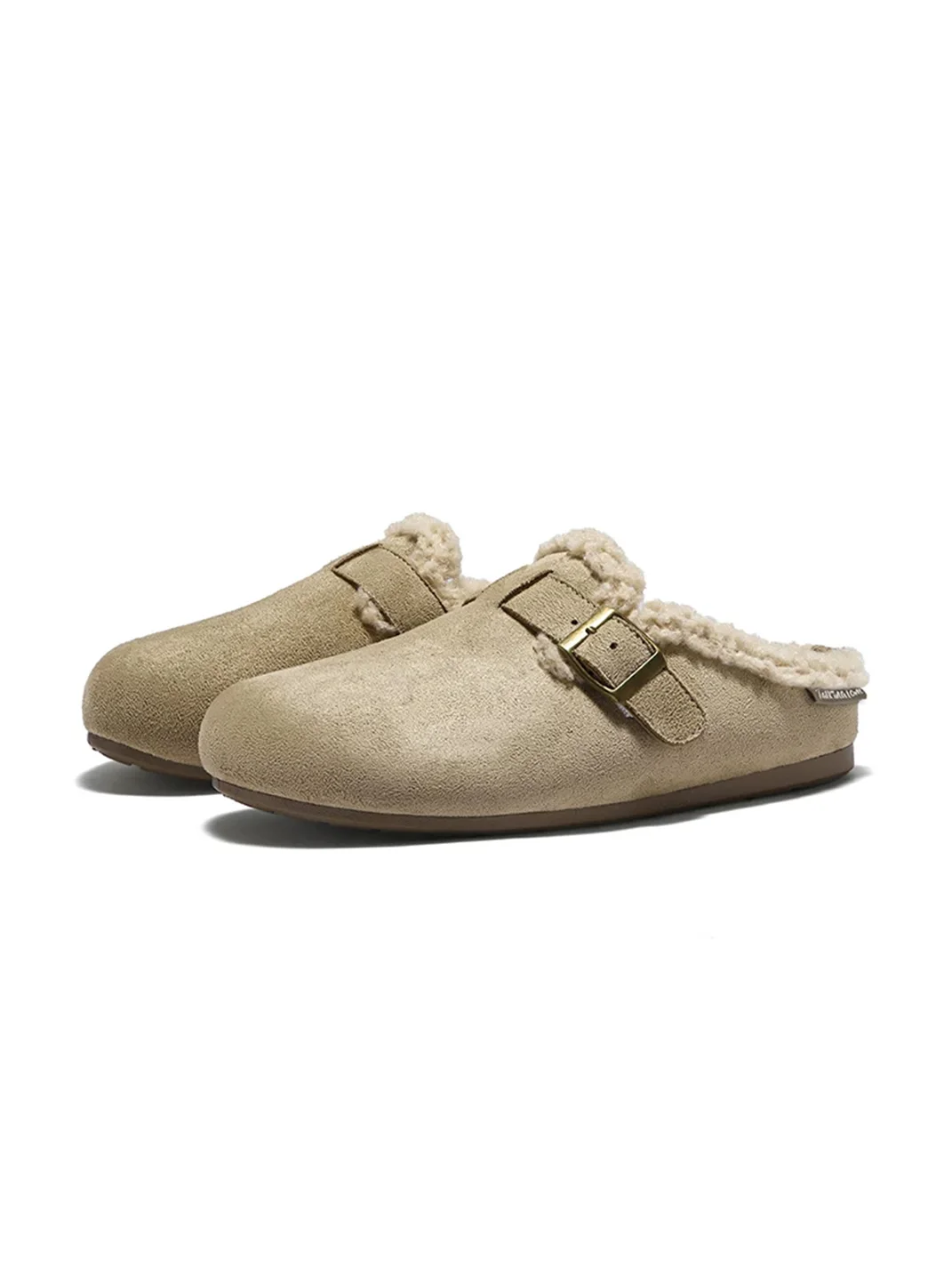 HSHDTMMXLQYD | Plush-Lined Closed-Toe Slip-On Slippers