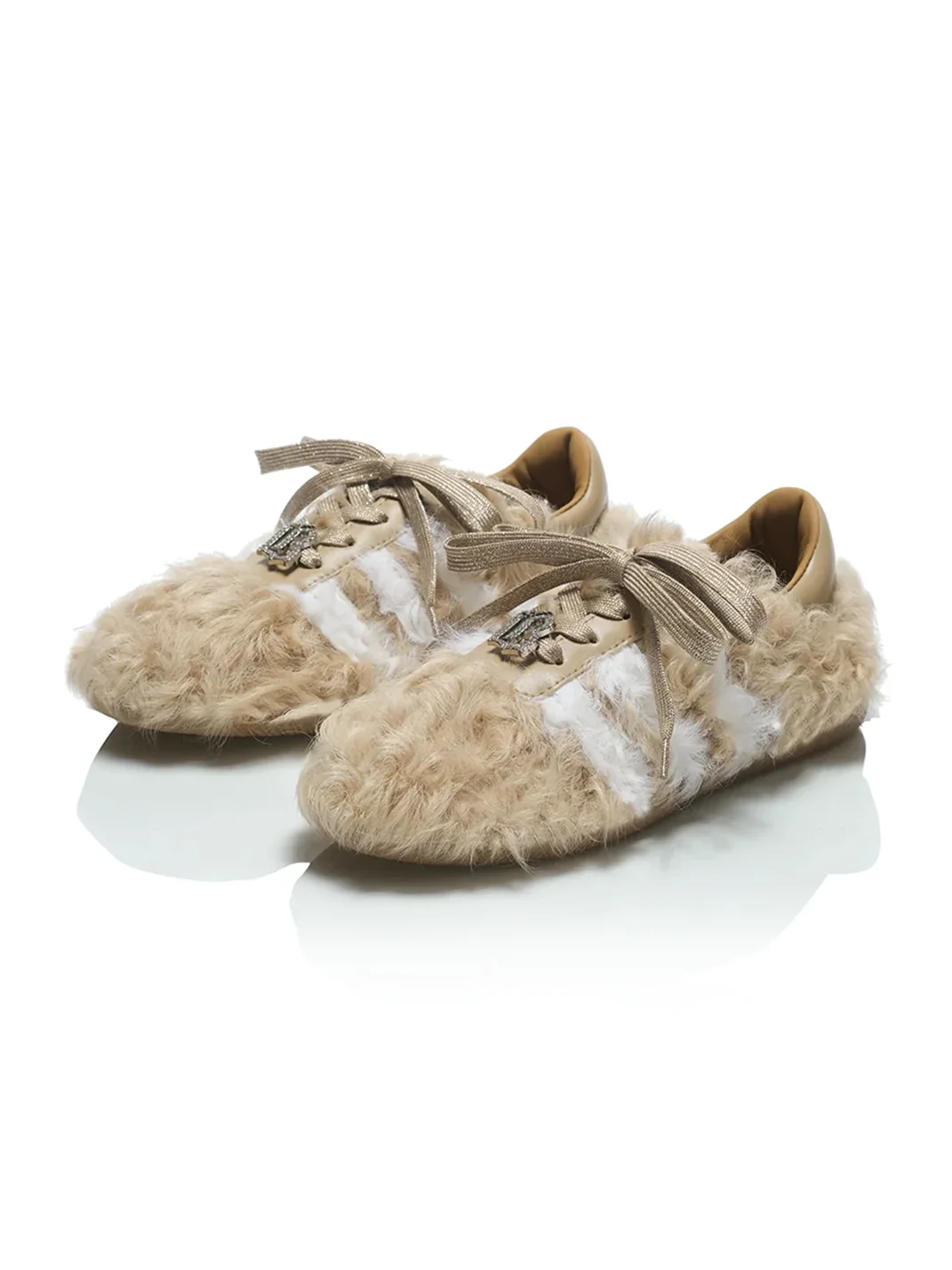 UnicornBlood | Curly Wool Leather German Trainer Sneakers