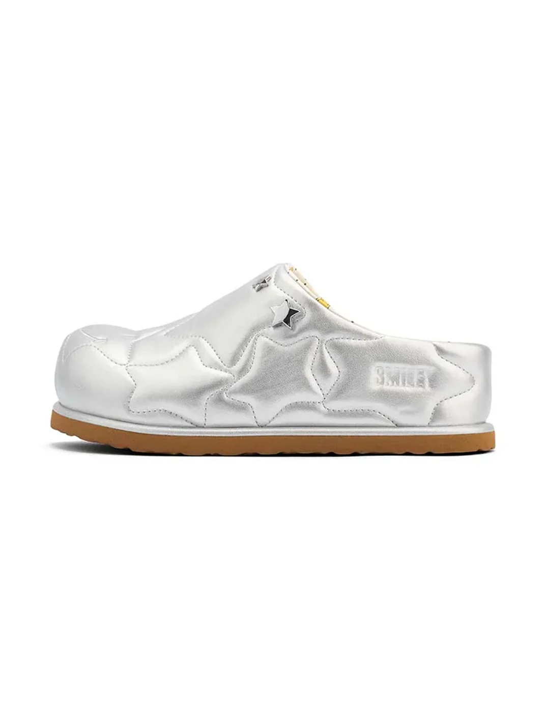 SMILEY | Round-Toe Star Height-Enhancing Slip-On Mules