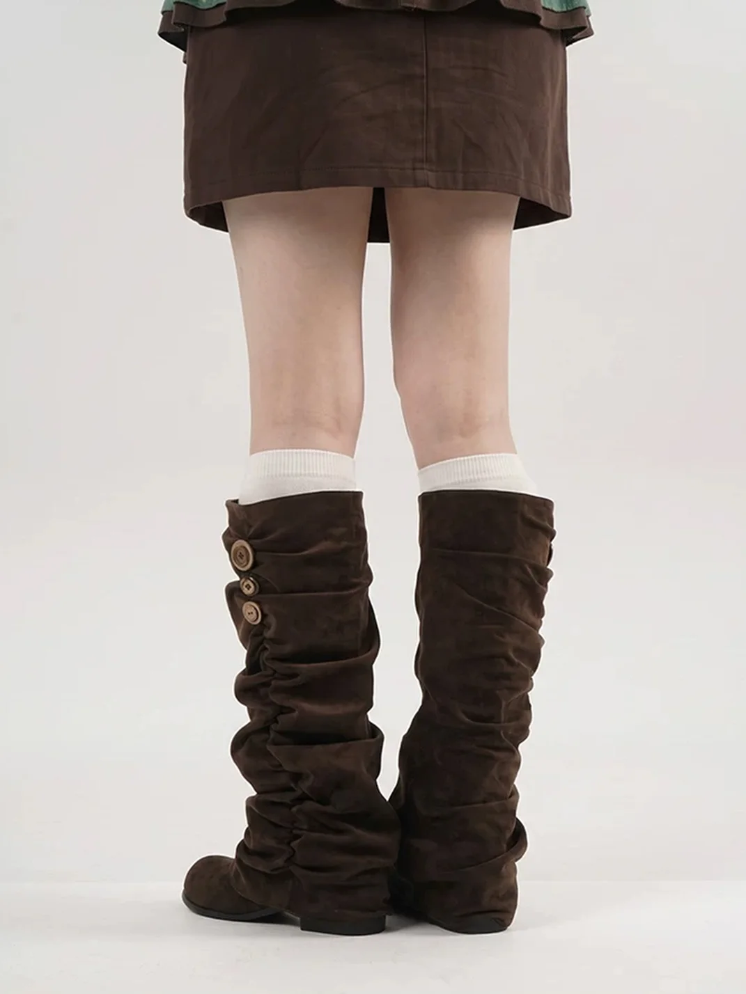 Mule Donkey | Slouchy Tall Riding Boots