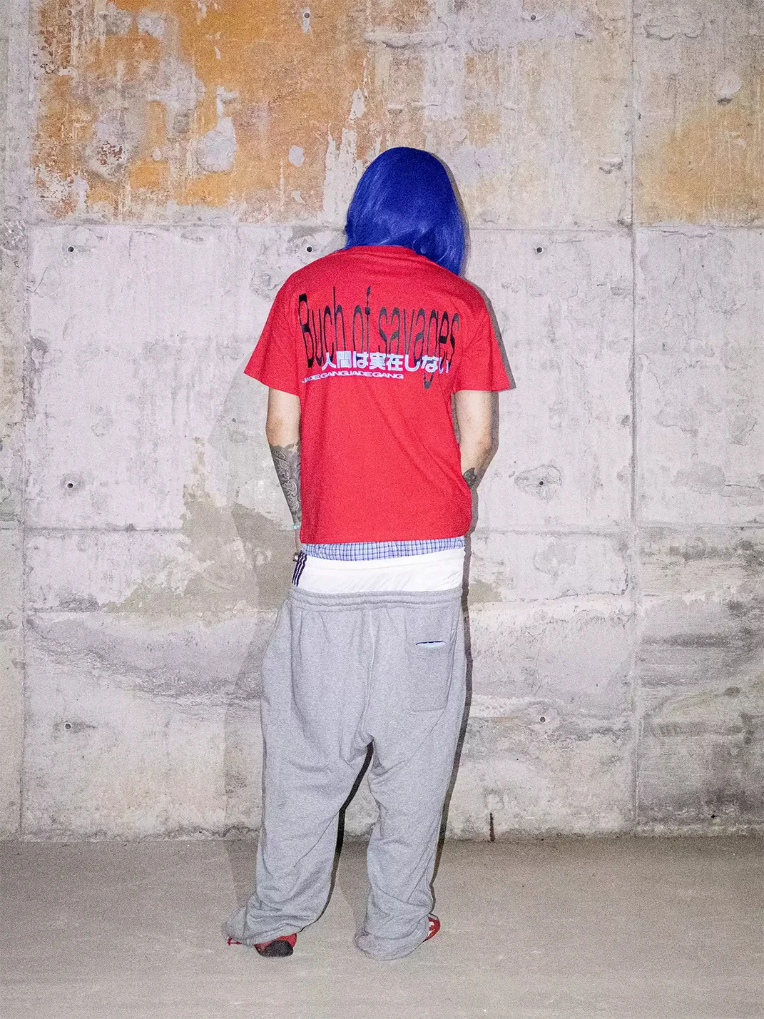 JADEGANG | Cropped Boxy Loose Fit Graphic Short Sleeve T-Shirt