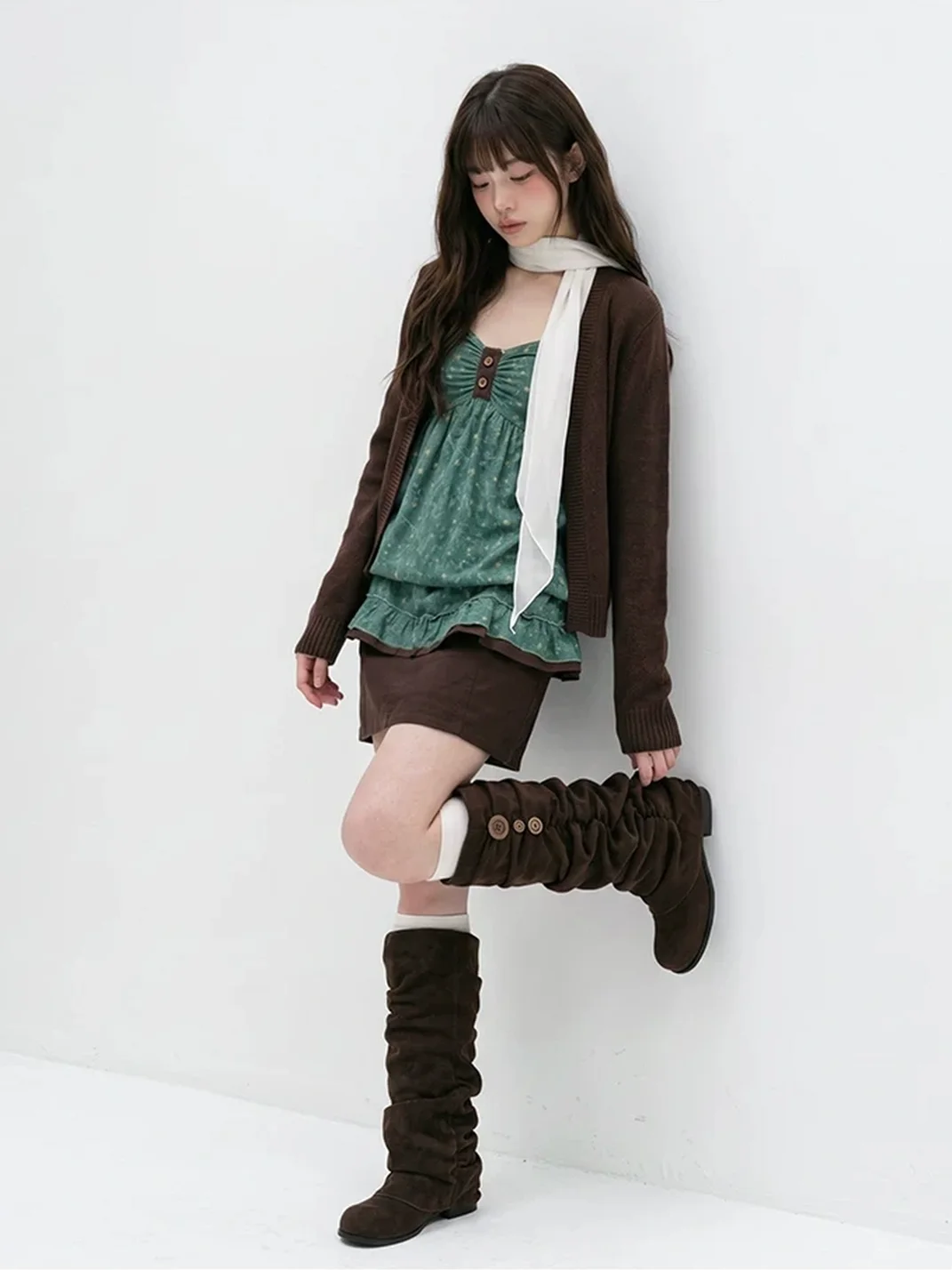 Mule Donkey | Slouchy Tall Riding Boots
