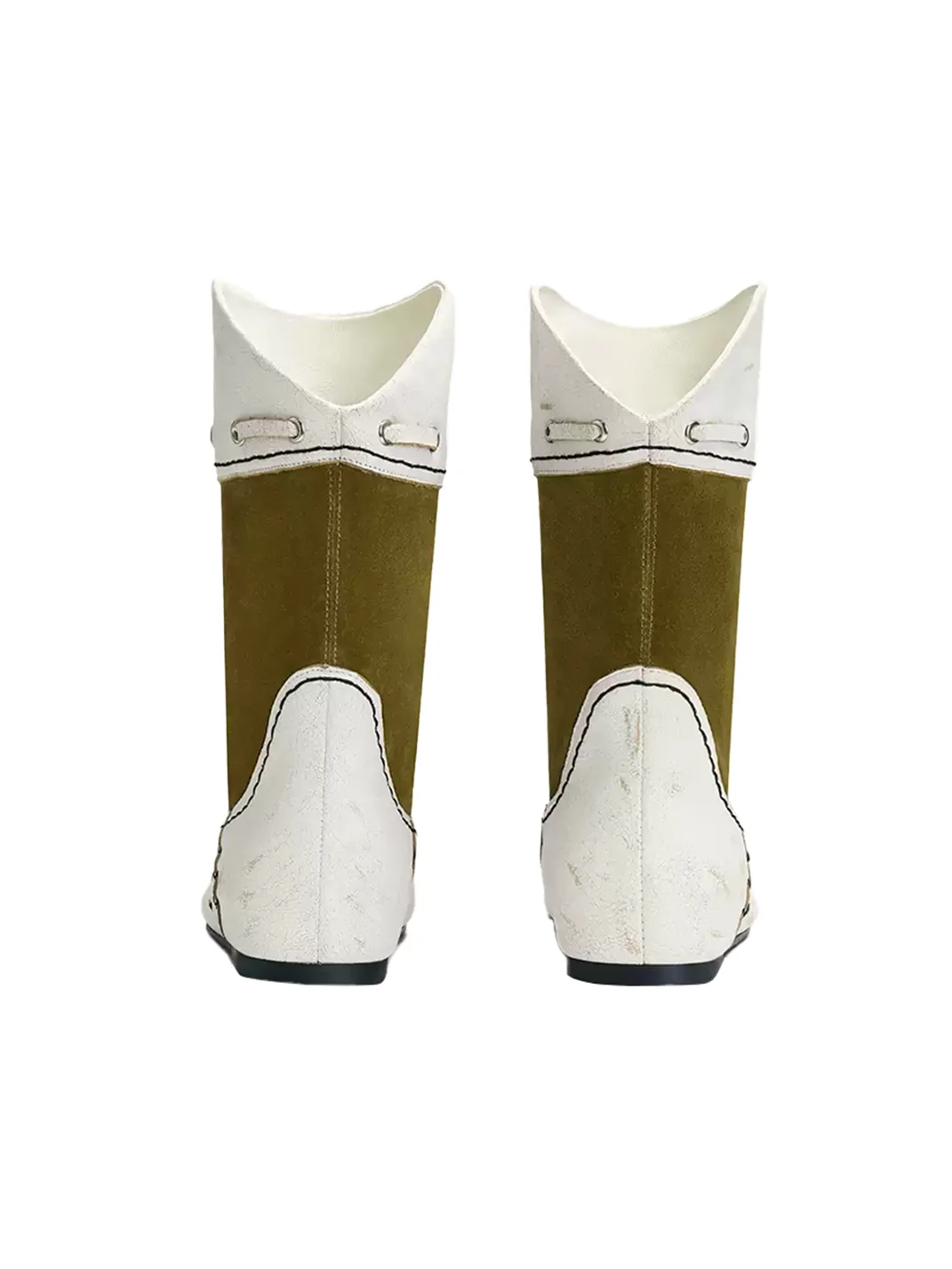 XMZY | Retro Mid-Calf Hidden Lift Riding Boots