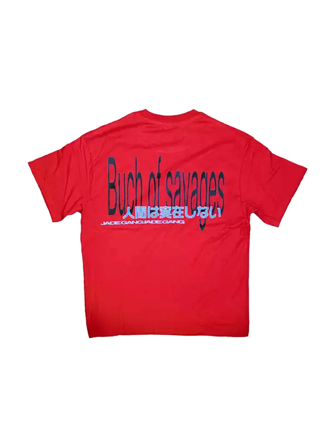 JADEGANG | Cropped Boxy Loose Fit Graphic Short Sleeve T-Shirt