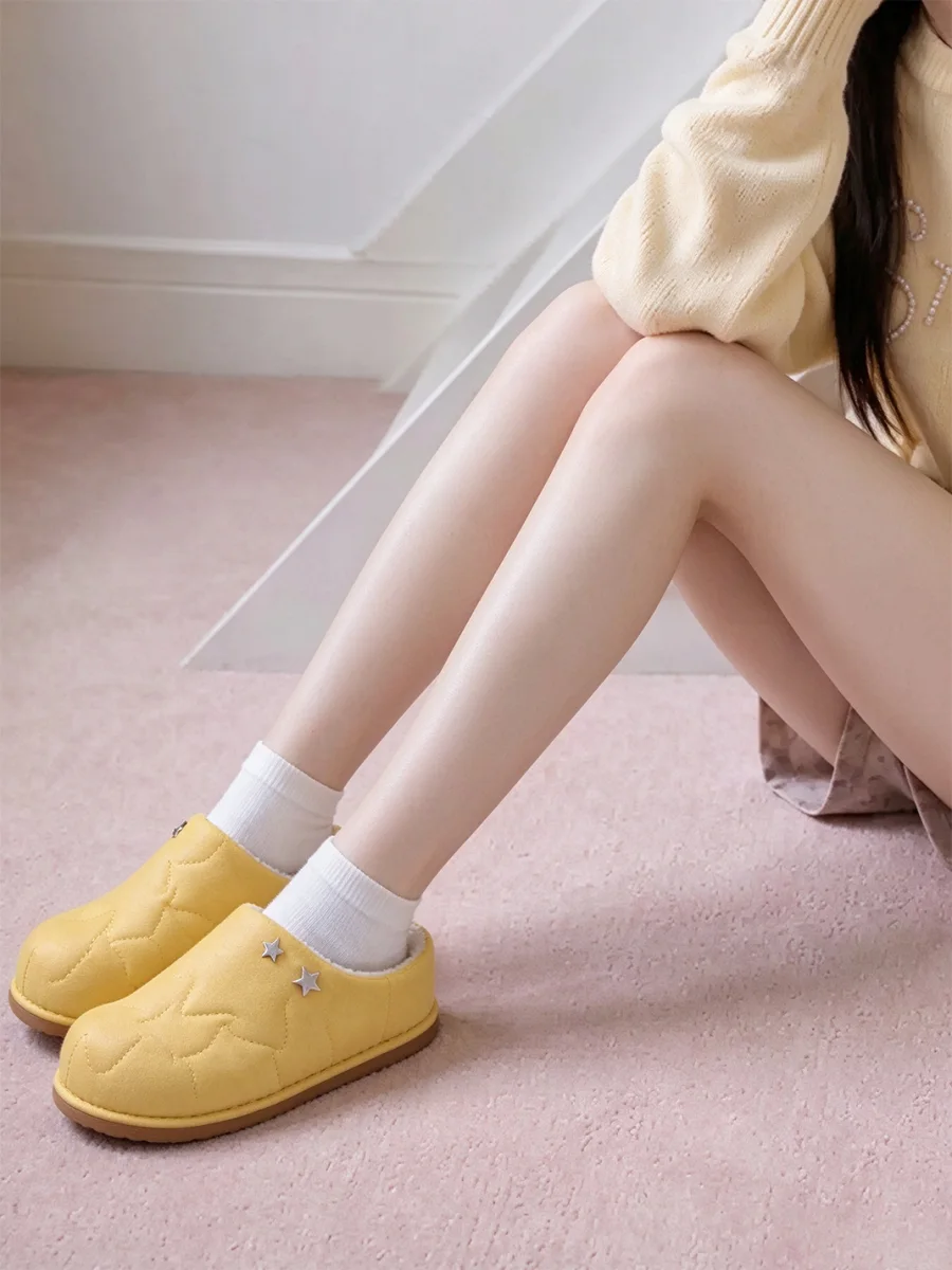 SMILEY | Round-Toe Star Height-Enhancing Slip-On Mules - 2
