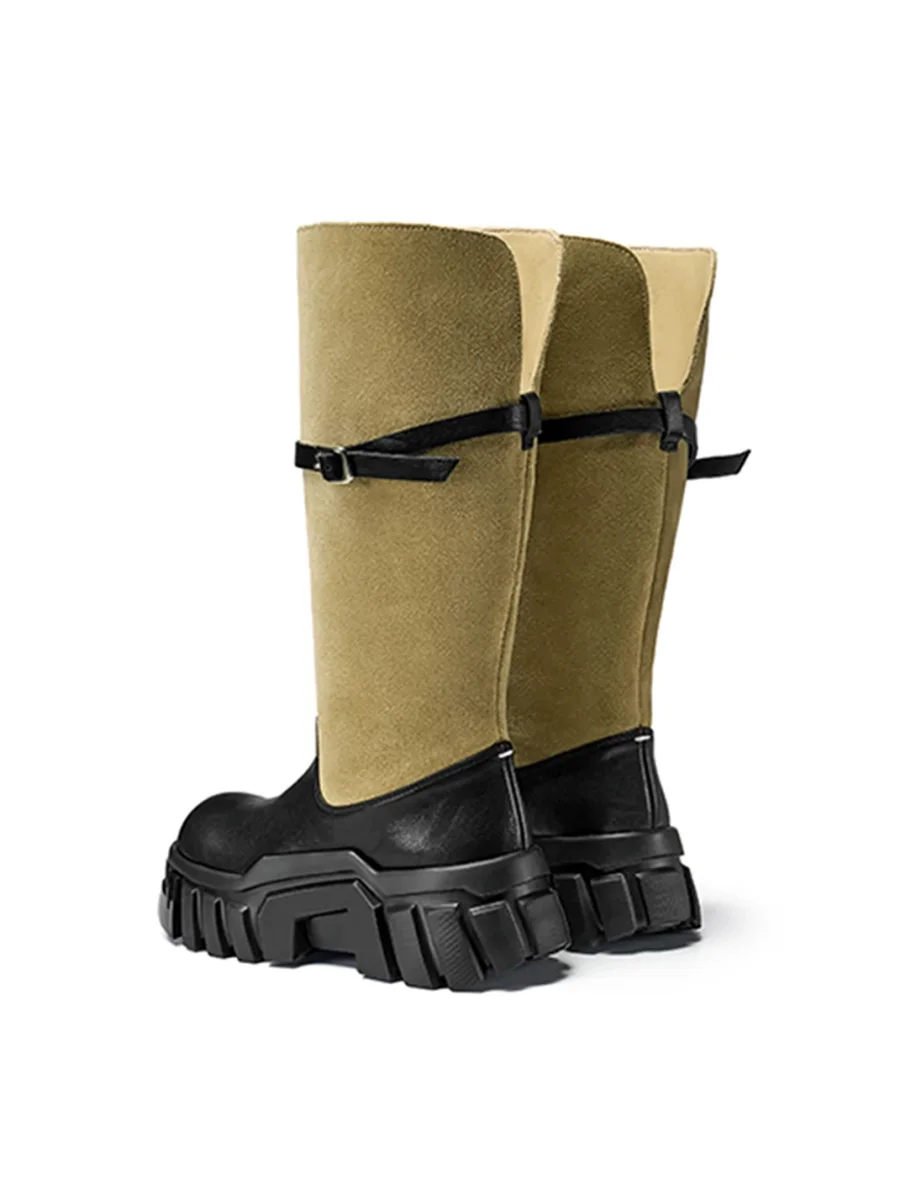 XMZY | Platform Tall Riding Boots - 4