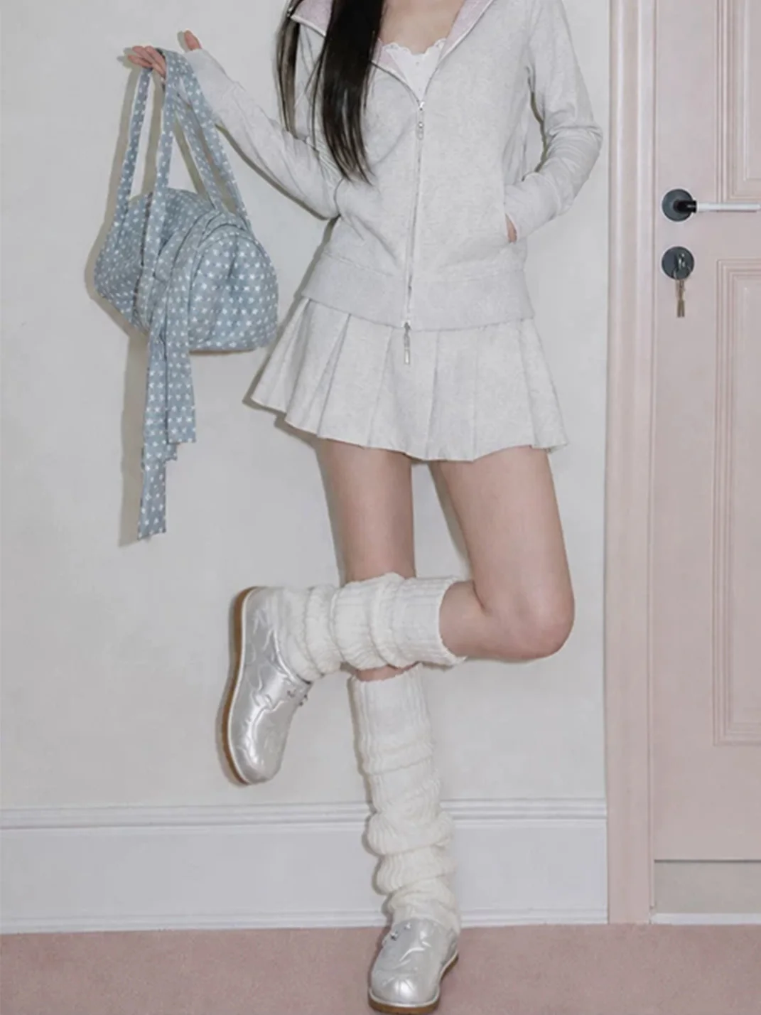 SMILEY | Round-Toe Star Height-Enhancing Slip-On Mules
