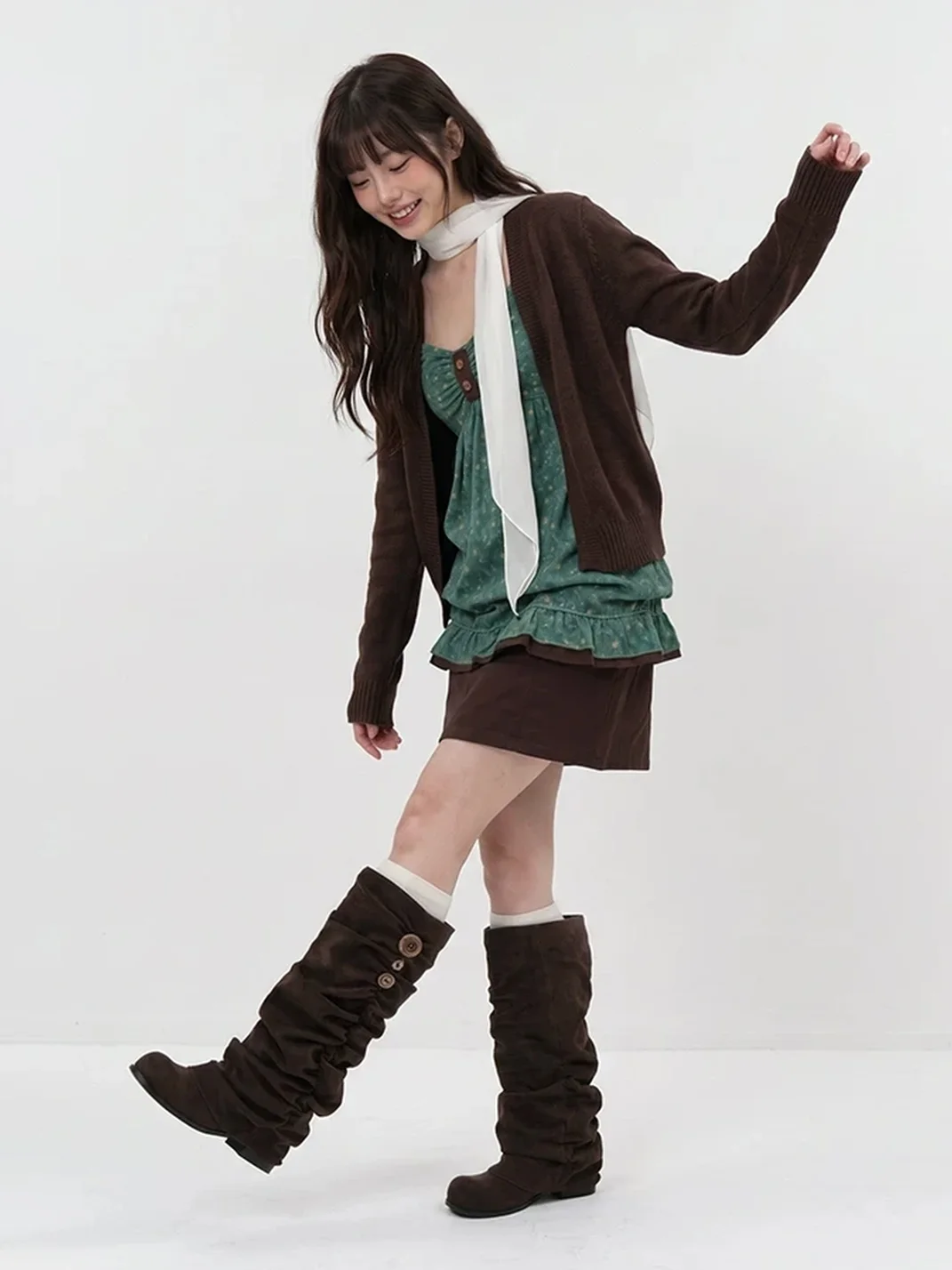 Mule Donkey | Slouchy Tall Riding Boots