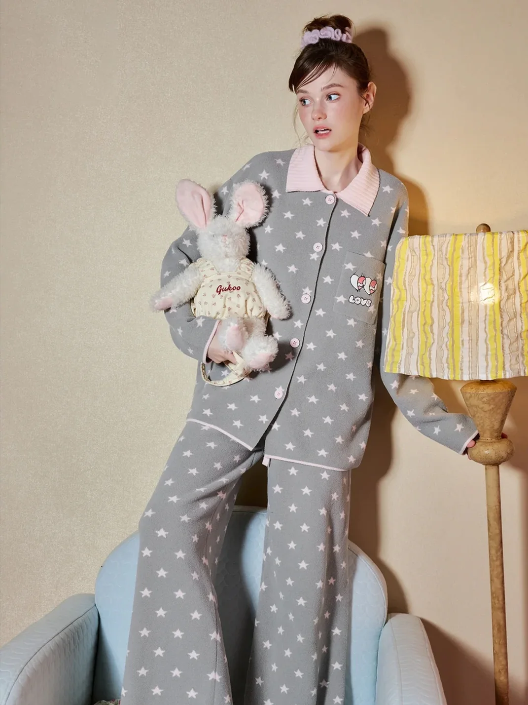 Gukoo | Long Sleeve Cotton Pajama Set