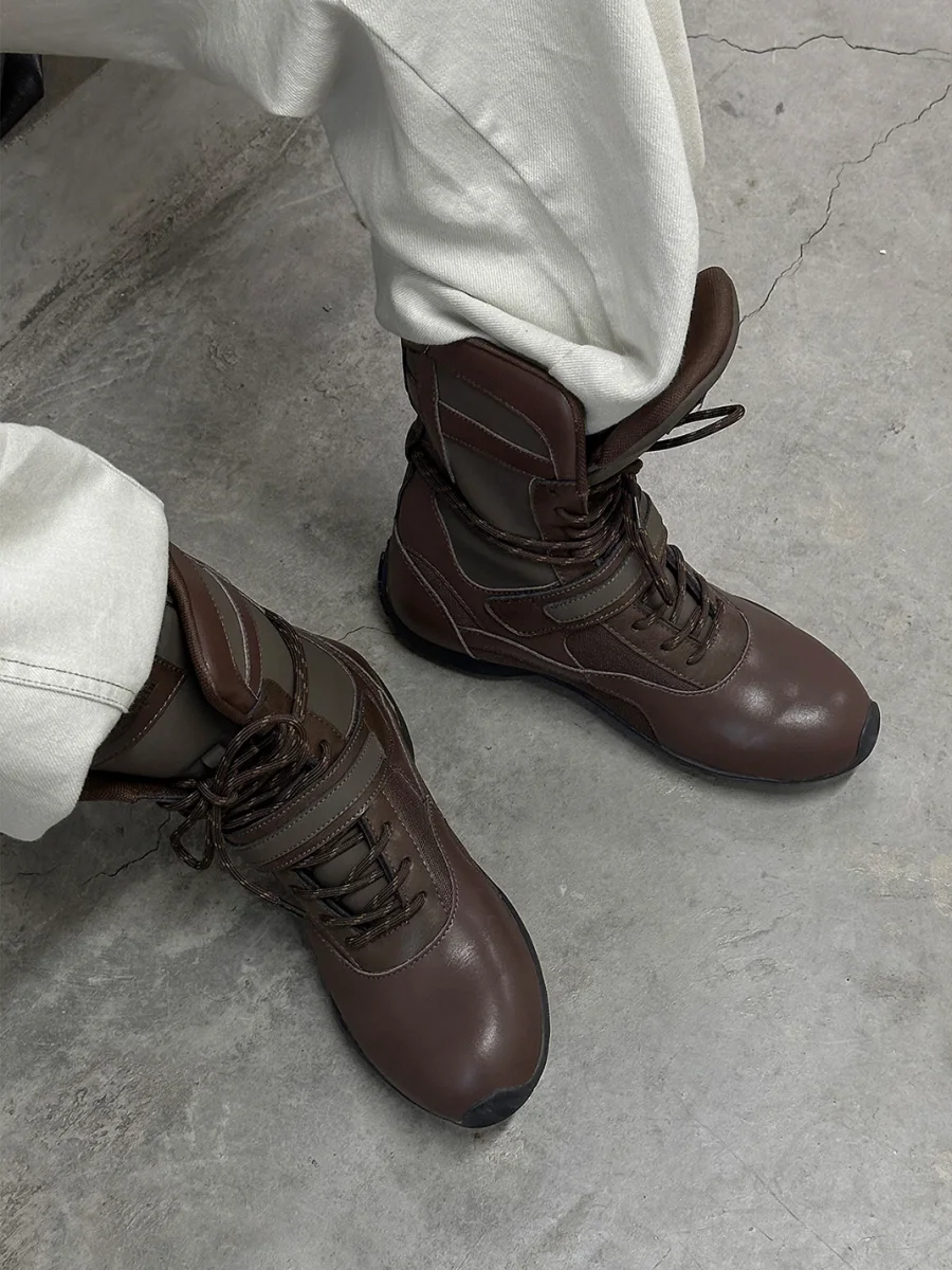 HANQIAORIJI | Deconstructed Boxing Boots - 2