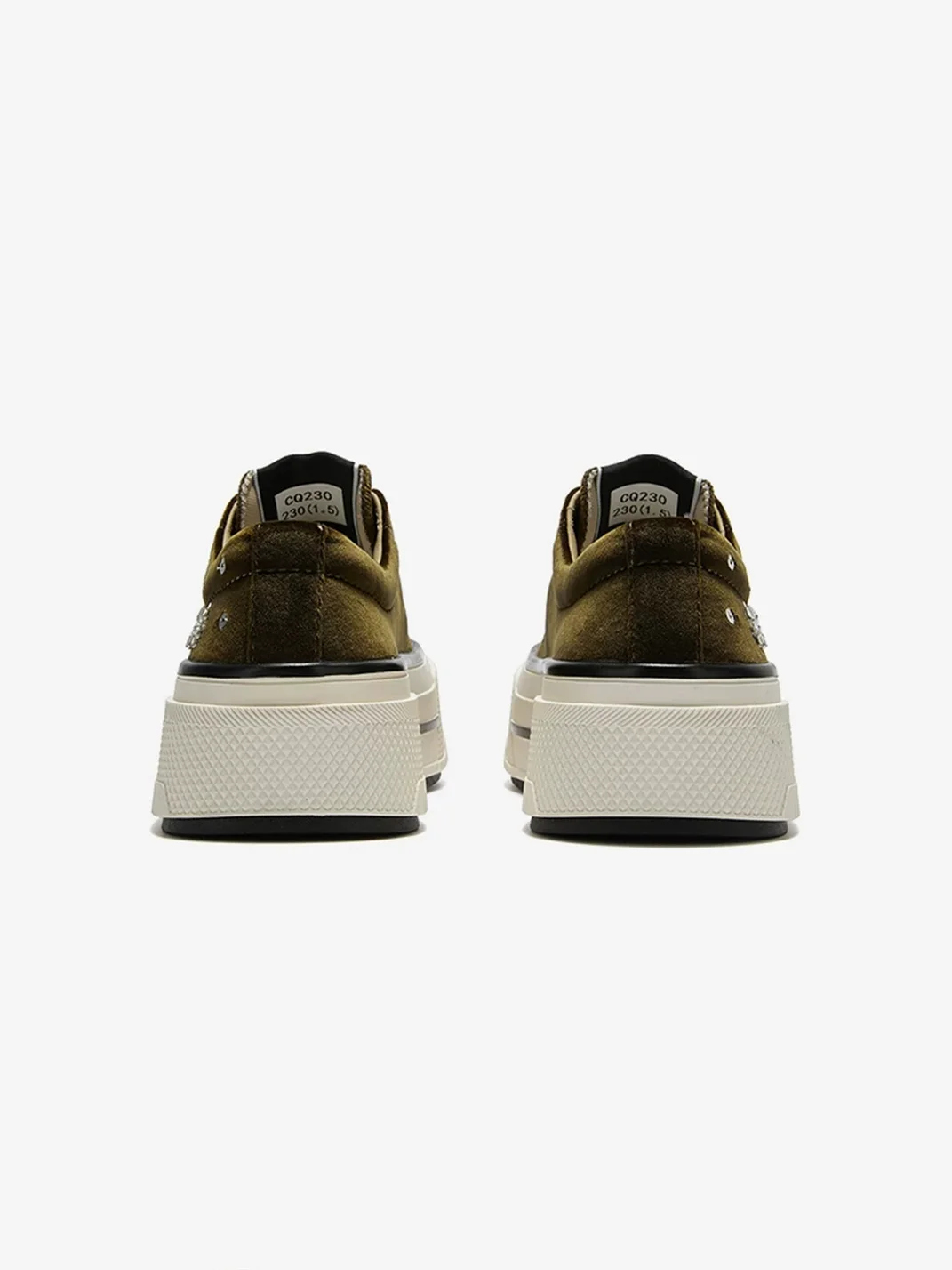 ACUPUNCTURE | Floral Sequin Platform Sneakers
