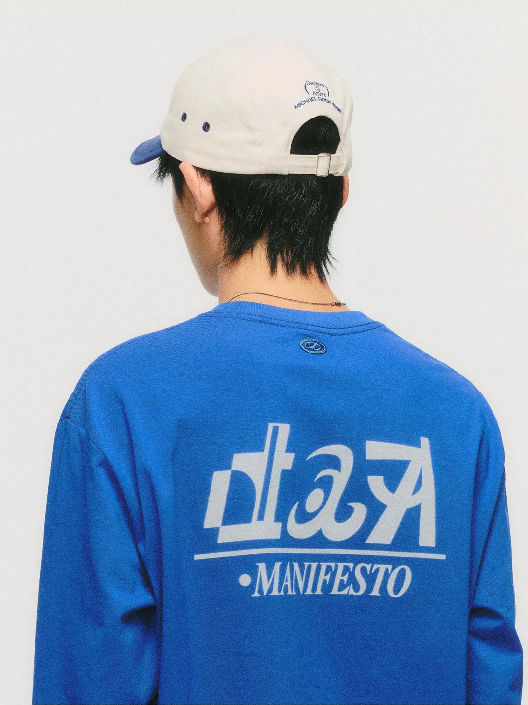 LUCKUP Archive | Retro Colorblock Short-Brim Embroidered Baseball Cap