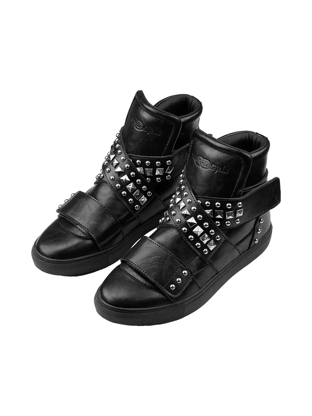 HANQIAORIJI | Studded High-Top Skate Shoes
