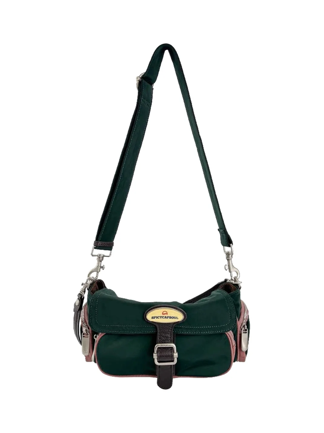 SpicyCapSoul | Multi-Pocket Shoulder Crossbody Messenger Bag